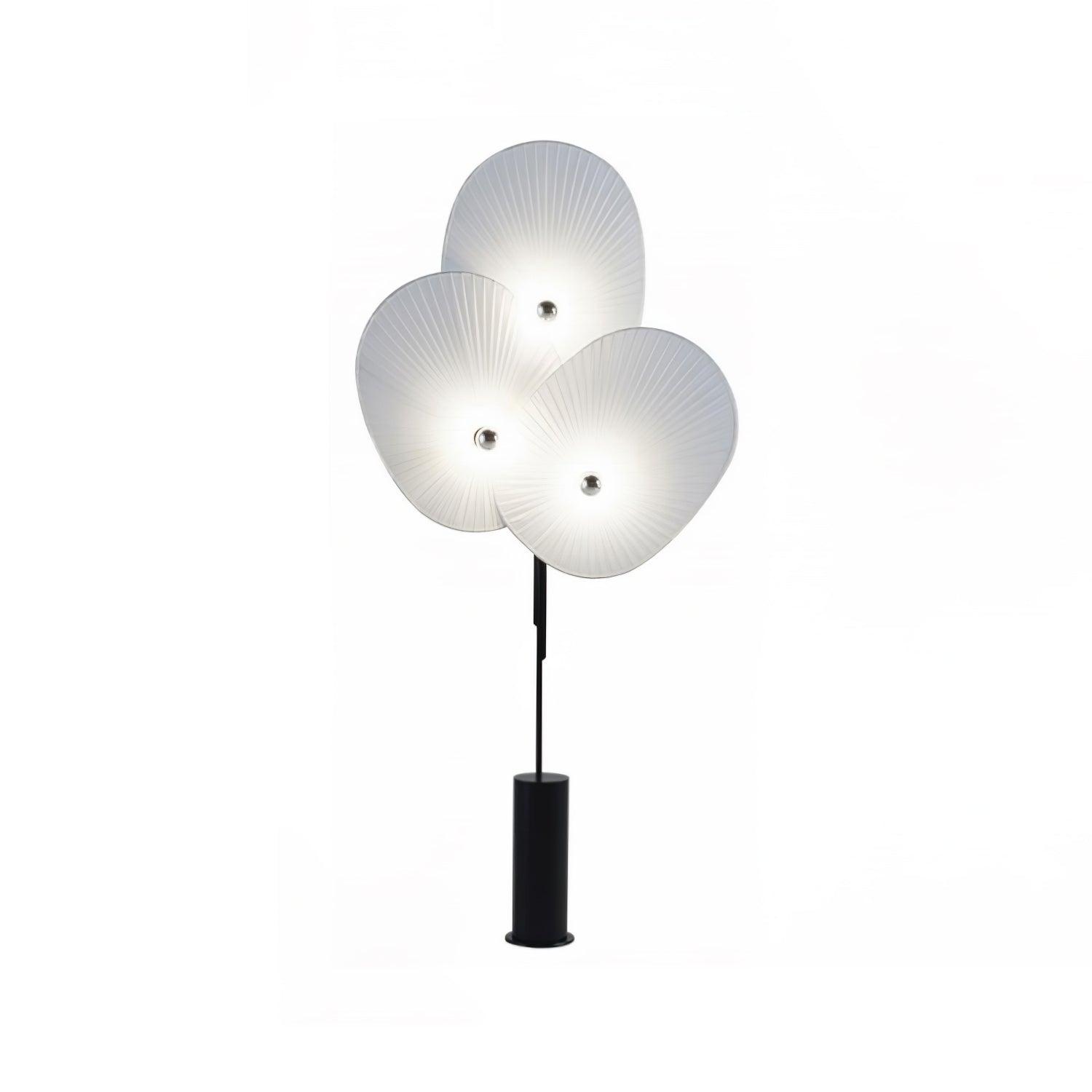 Scarlet Petal Fabric Floor Lamp - Blowlighting