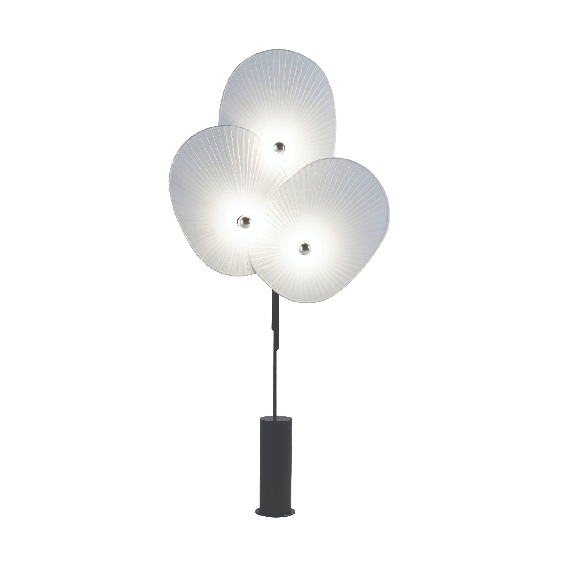 Scarlet Petal Fabric Floor Lamp - Blowlighting