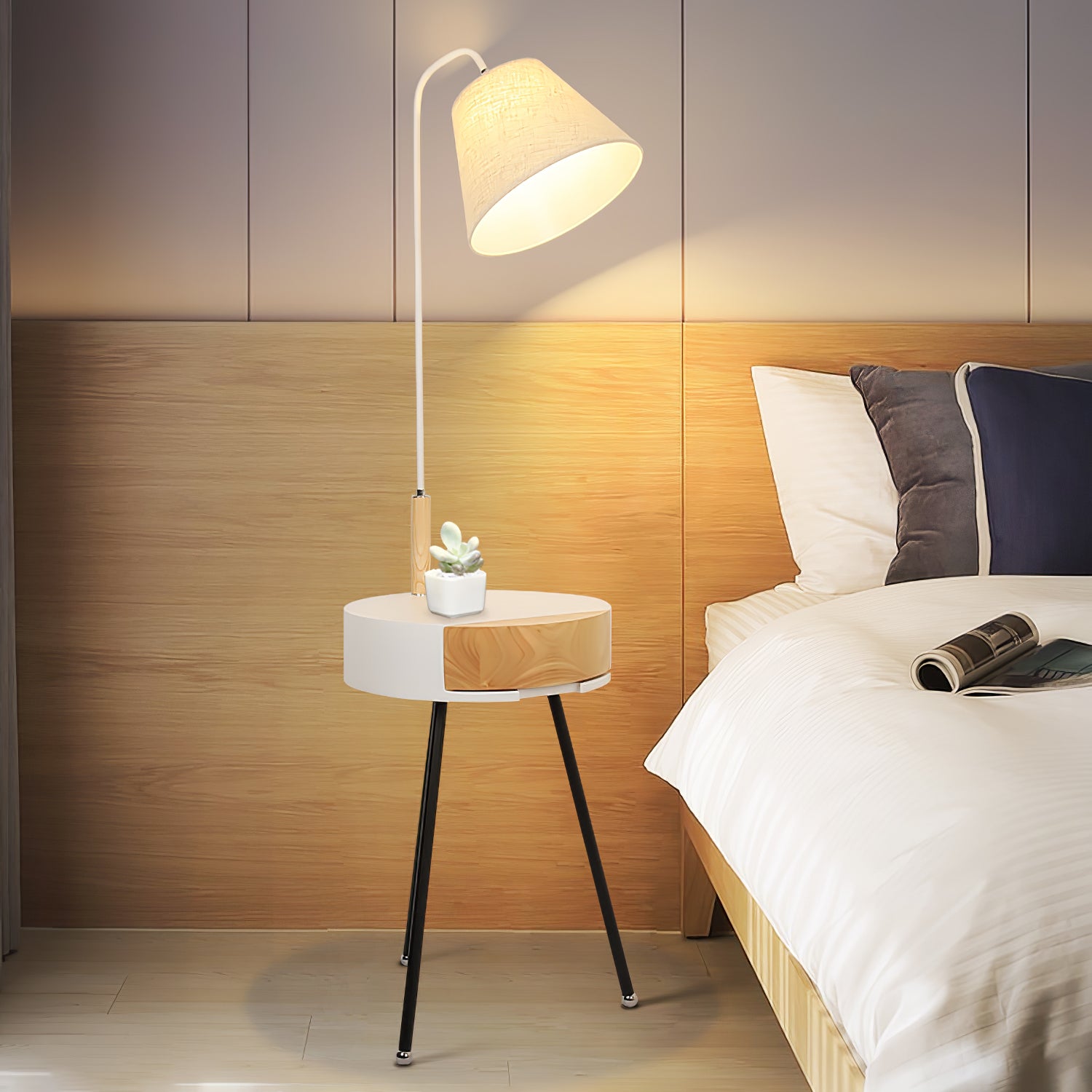 Tripod Fabric Floor Lamp - Blowlighting