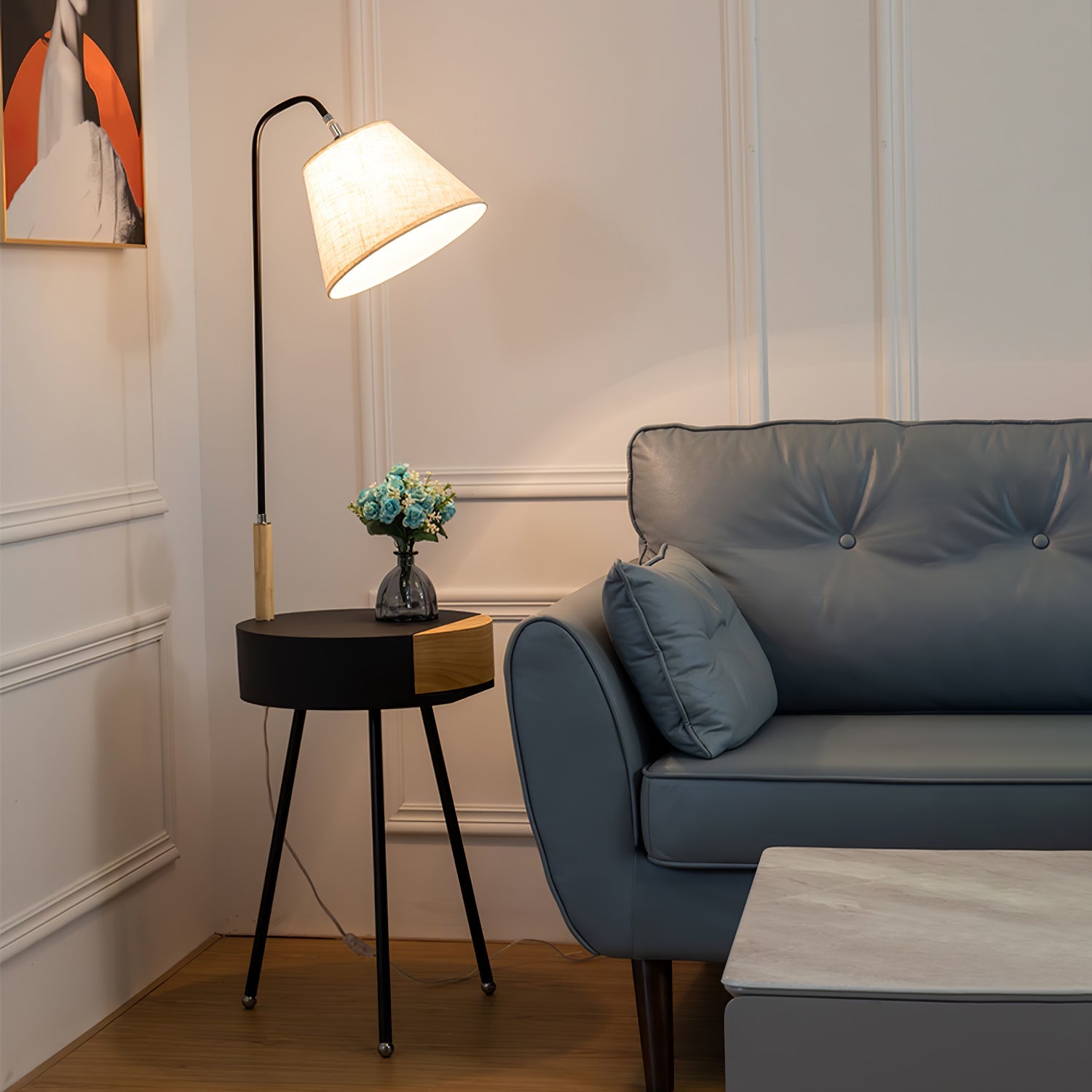 Tripod Fabric Floor Lamp - Blowlighting