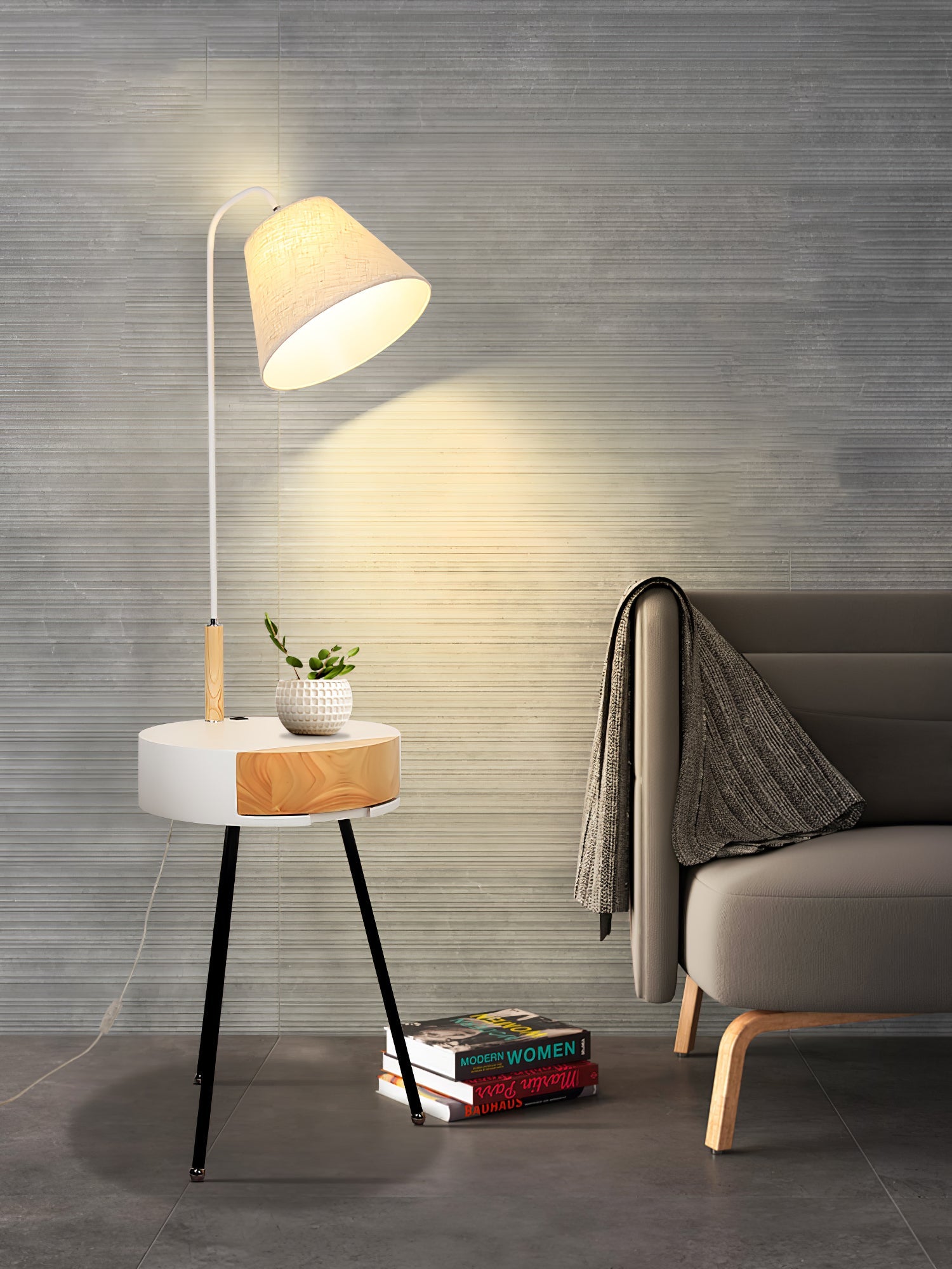 Tripod Fabric Floor Lamp - Blowlighting