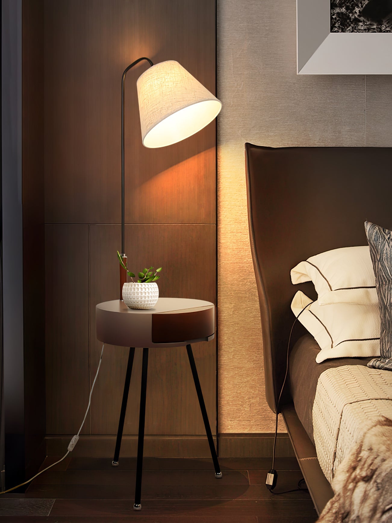 Tripod Fabric Floor Lamp - Blowlighting