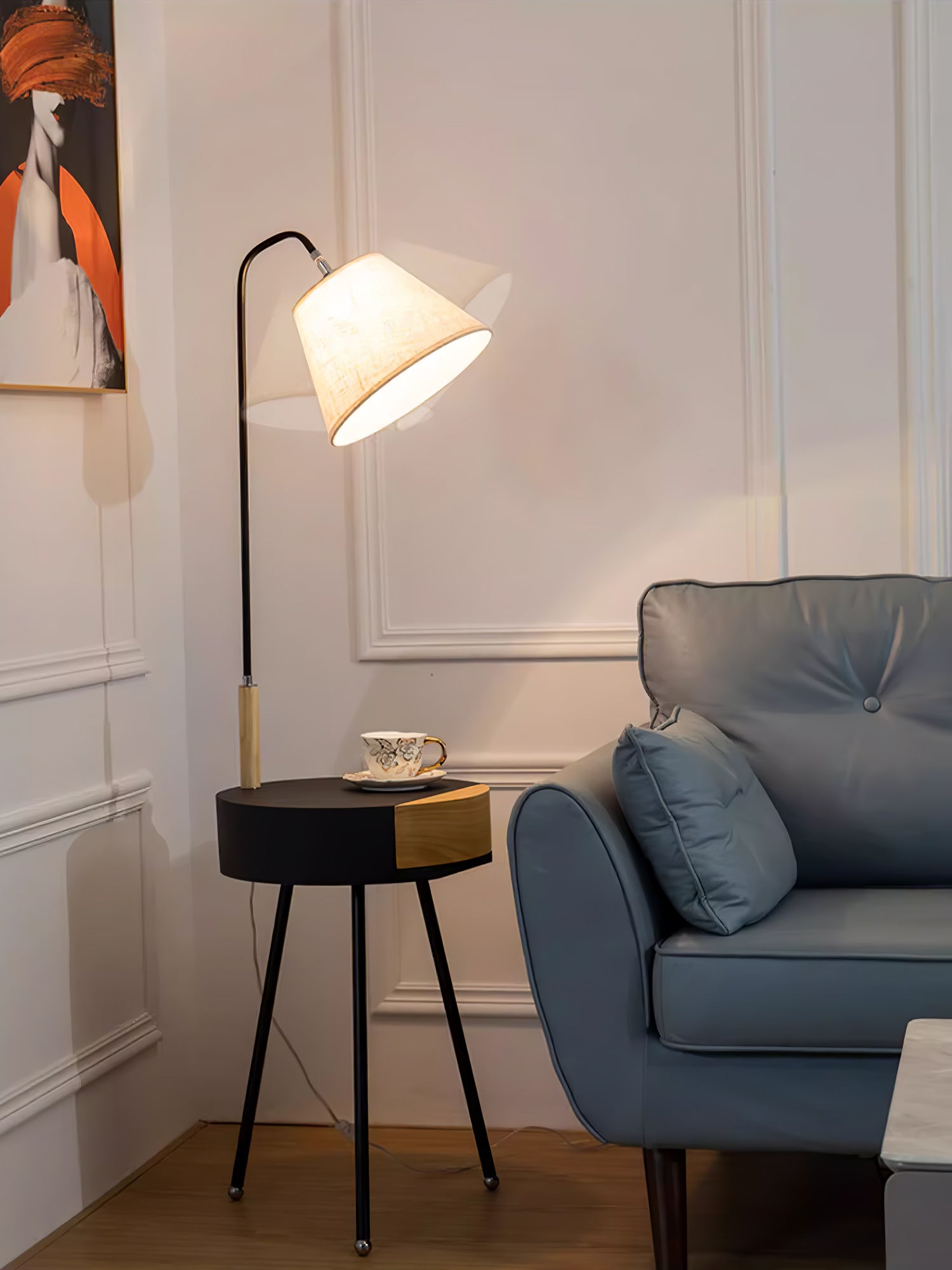 Tripod Fabric Floor Lamp - Blowlighting