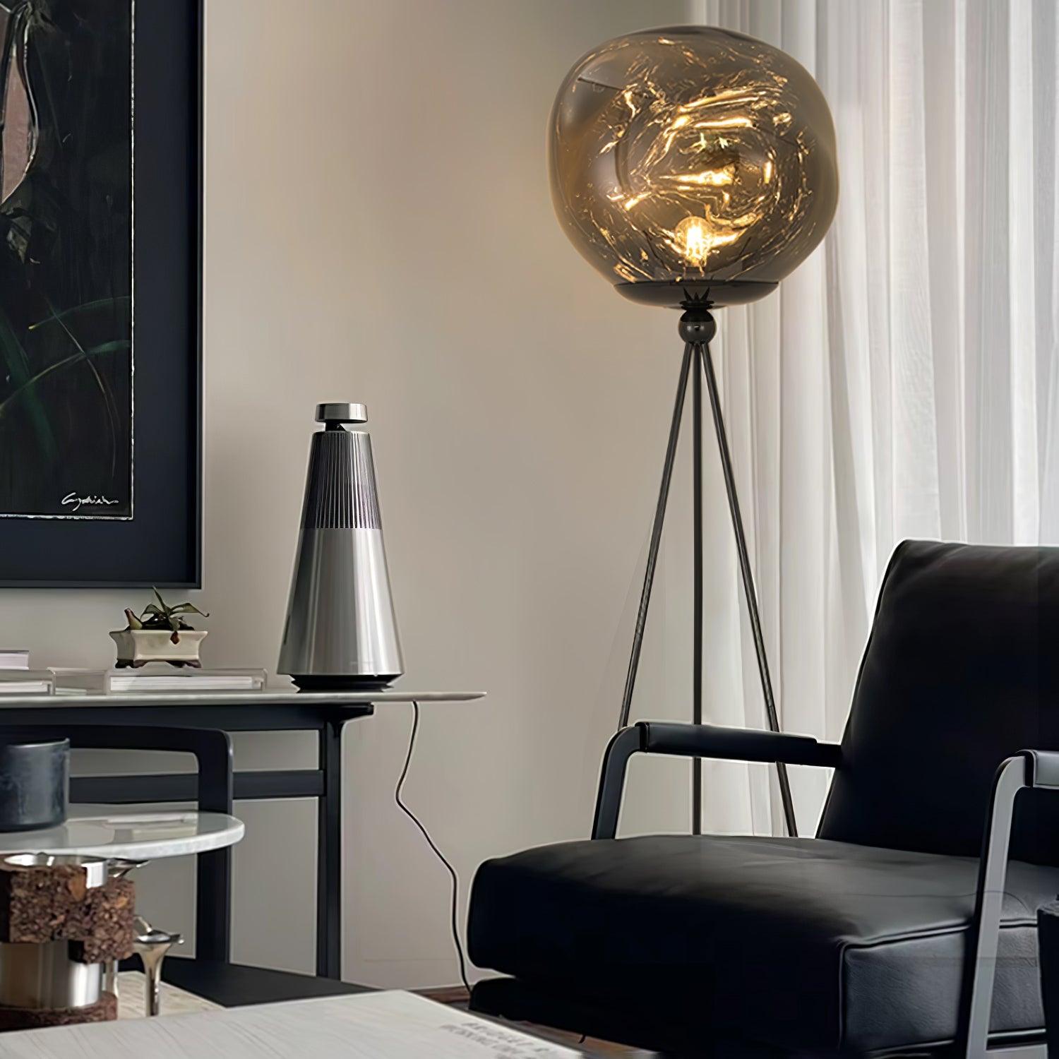 Lava Tripod Rock Floor Lamp - Blowlighting