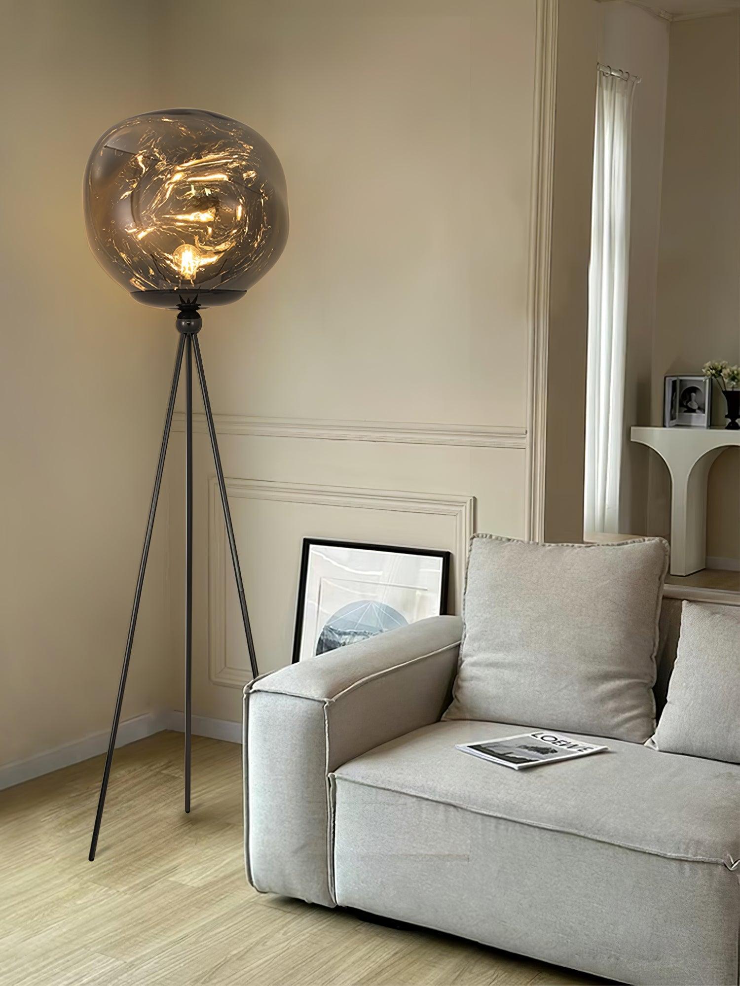 Lava Tripod Rock Floor Lamp - Blowlighting