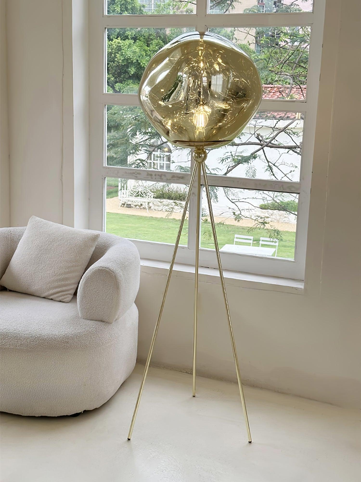 Lava Tripod Rock Floor Lamp - Blowlighting