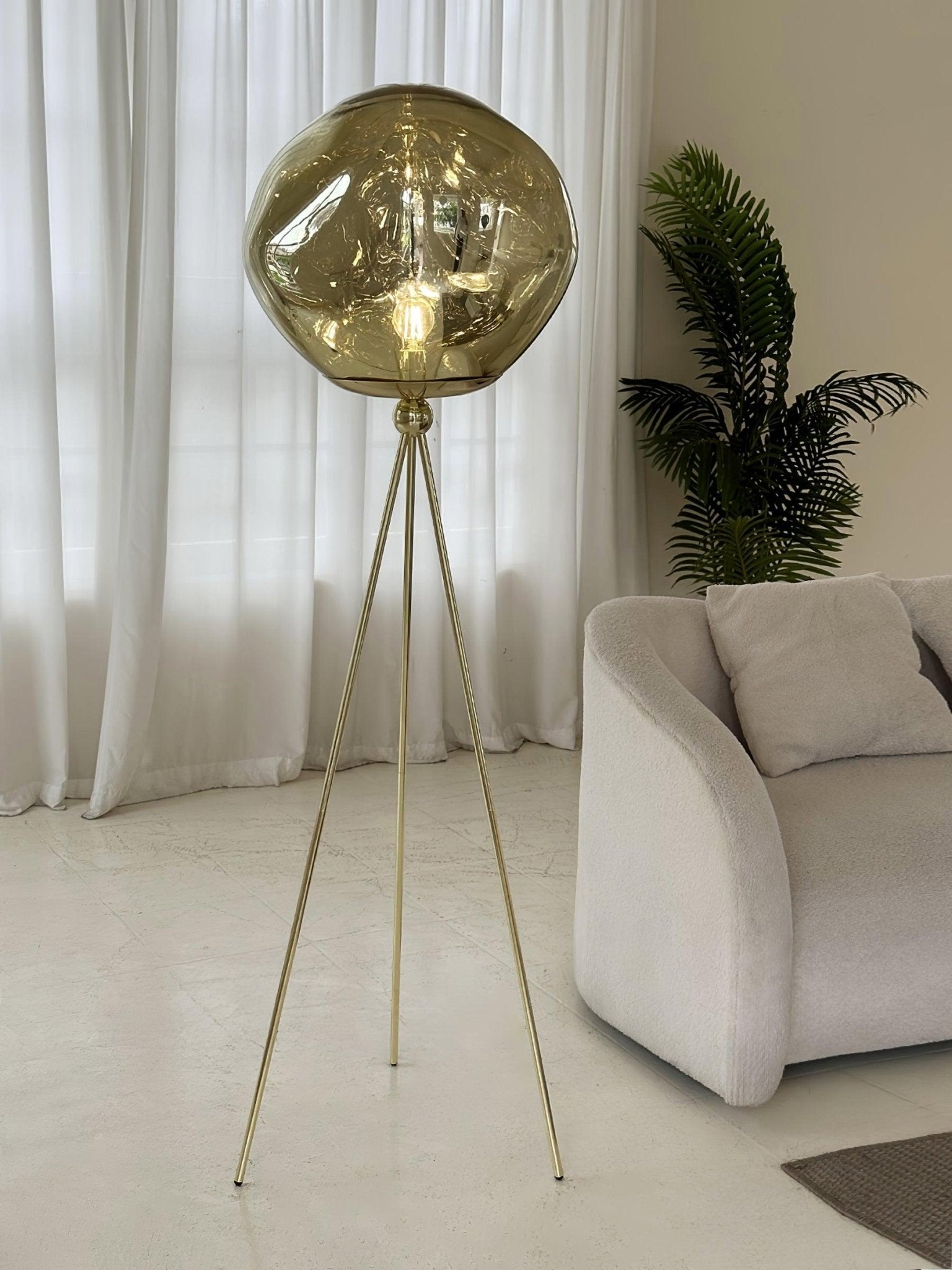 Lava Tripod Rock Floor Lamp - Blowlighting