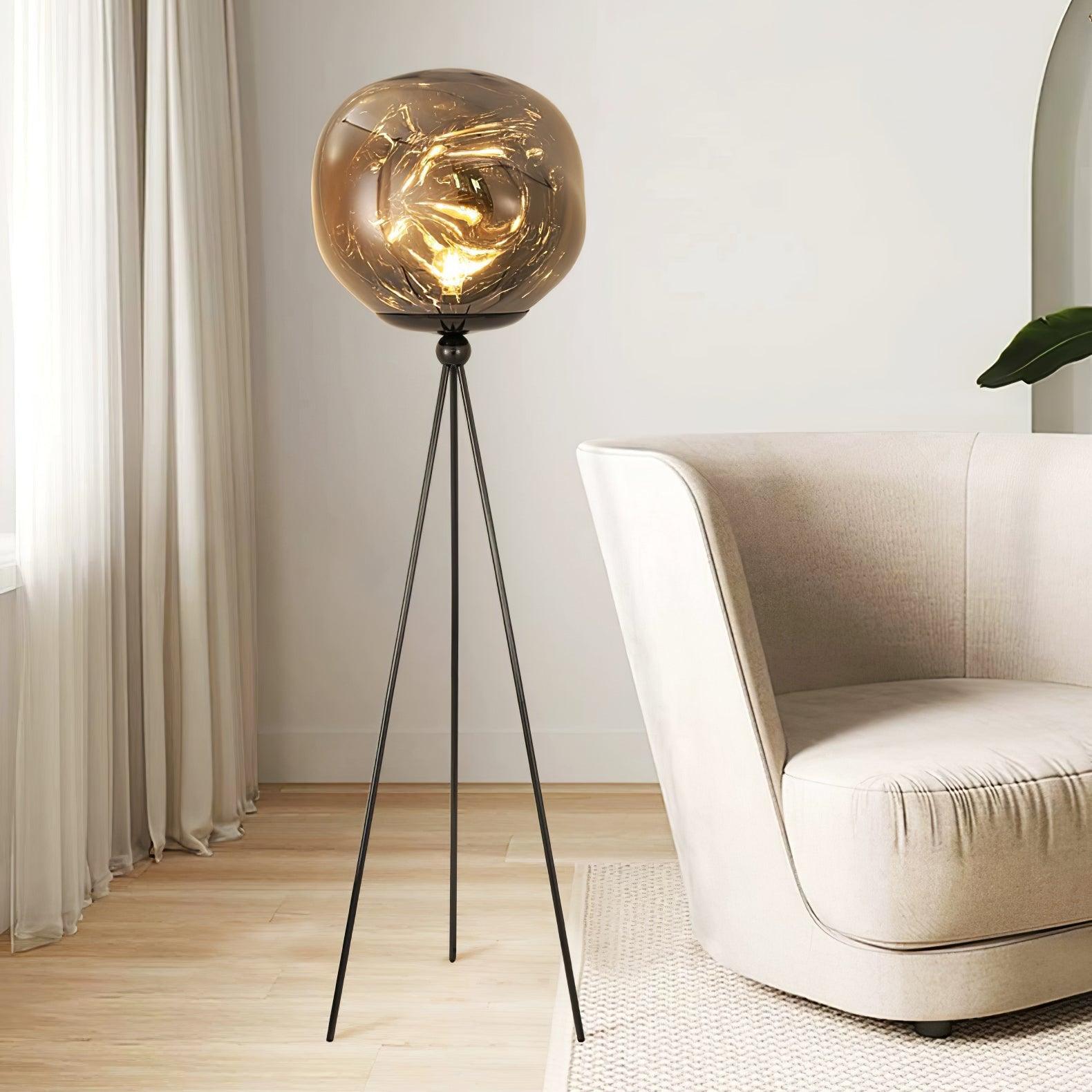 Lava Tripod Rock Floor Lamp - Blowlighting