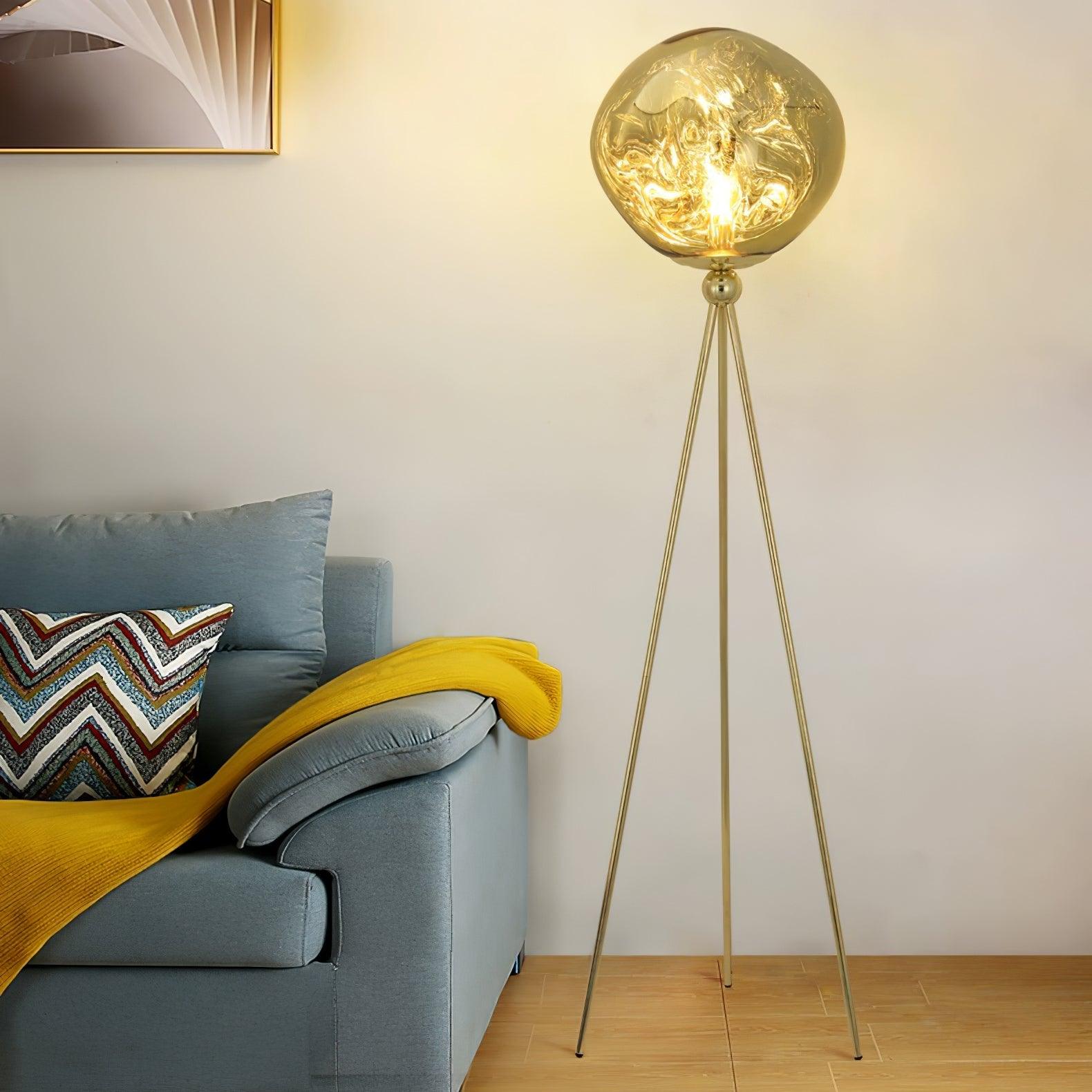 Lava Tripod Rock Floor Lamp - Blowlighting