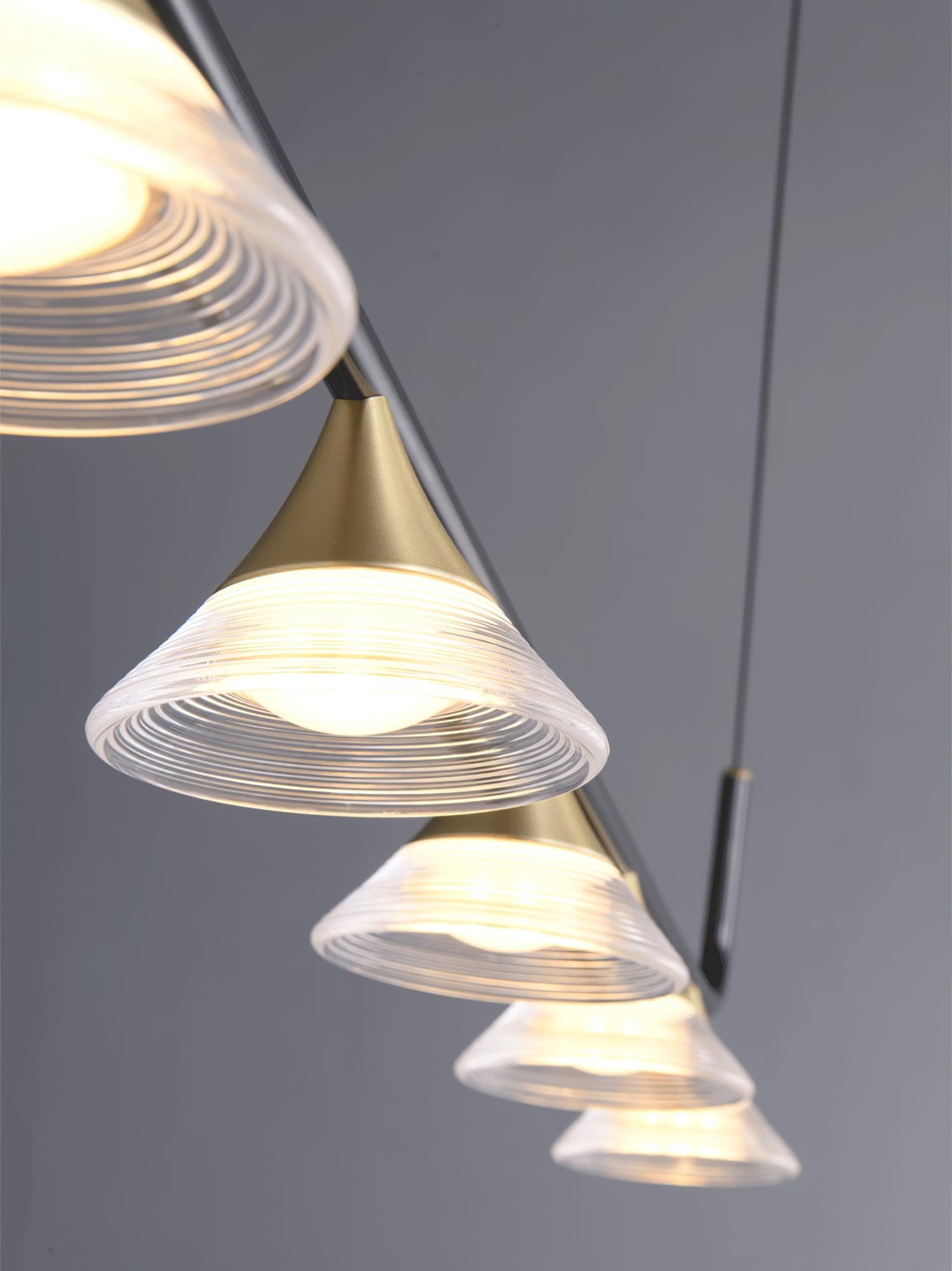 Tristan Restaurant Chandelier - Blowlighting