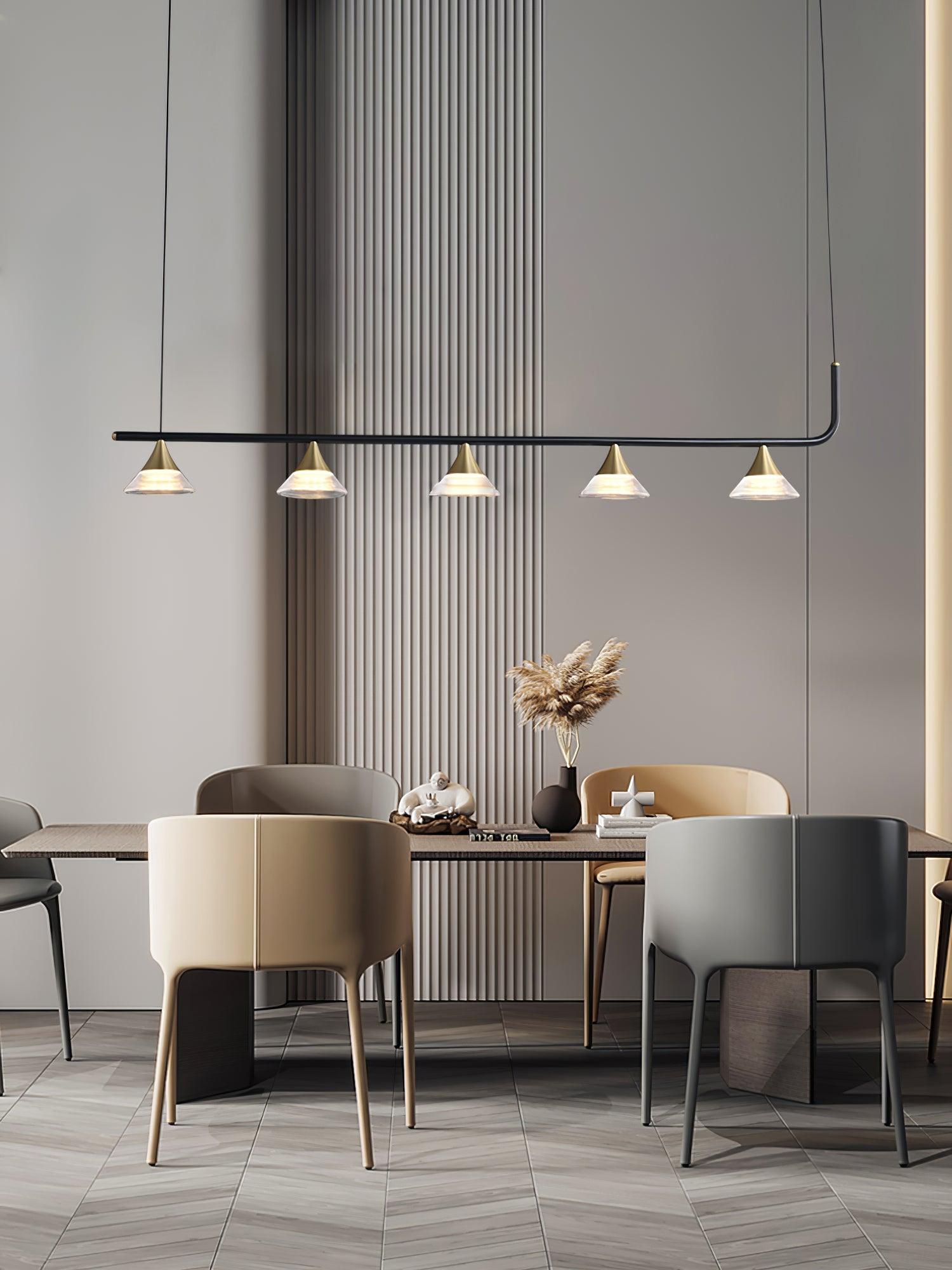 Tristan Restaurant Chandelier - Blowlighting