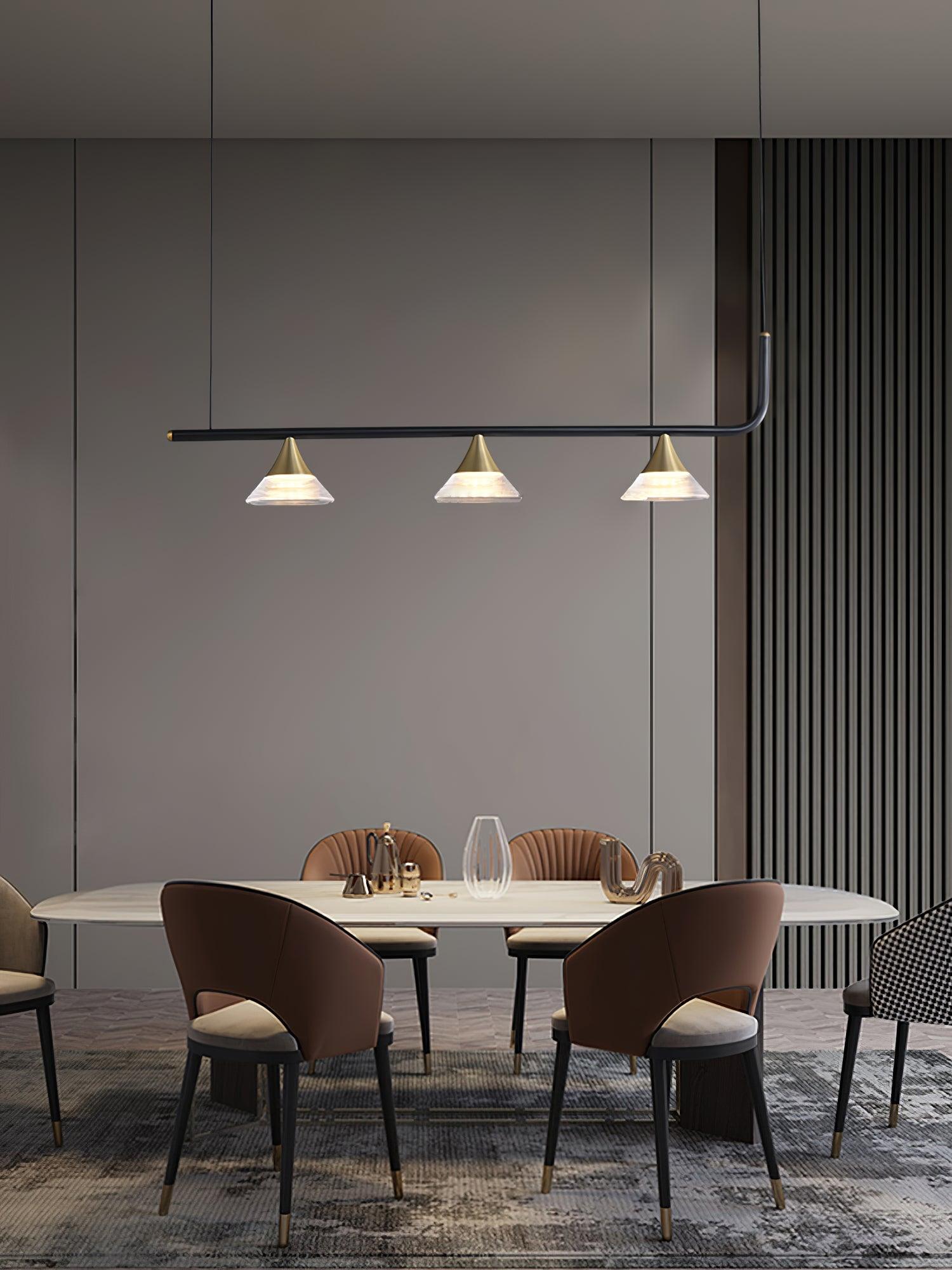 Tristan Restaurant Chandelier - Blowlighting