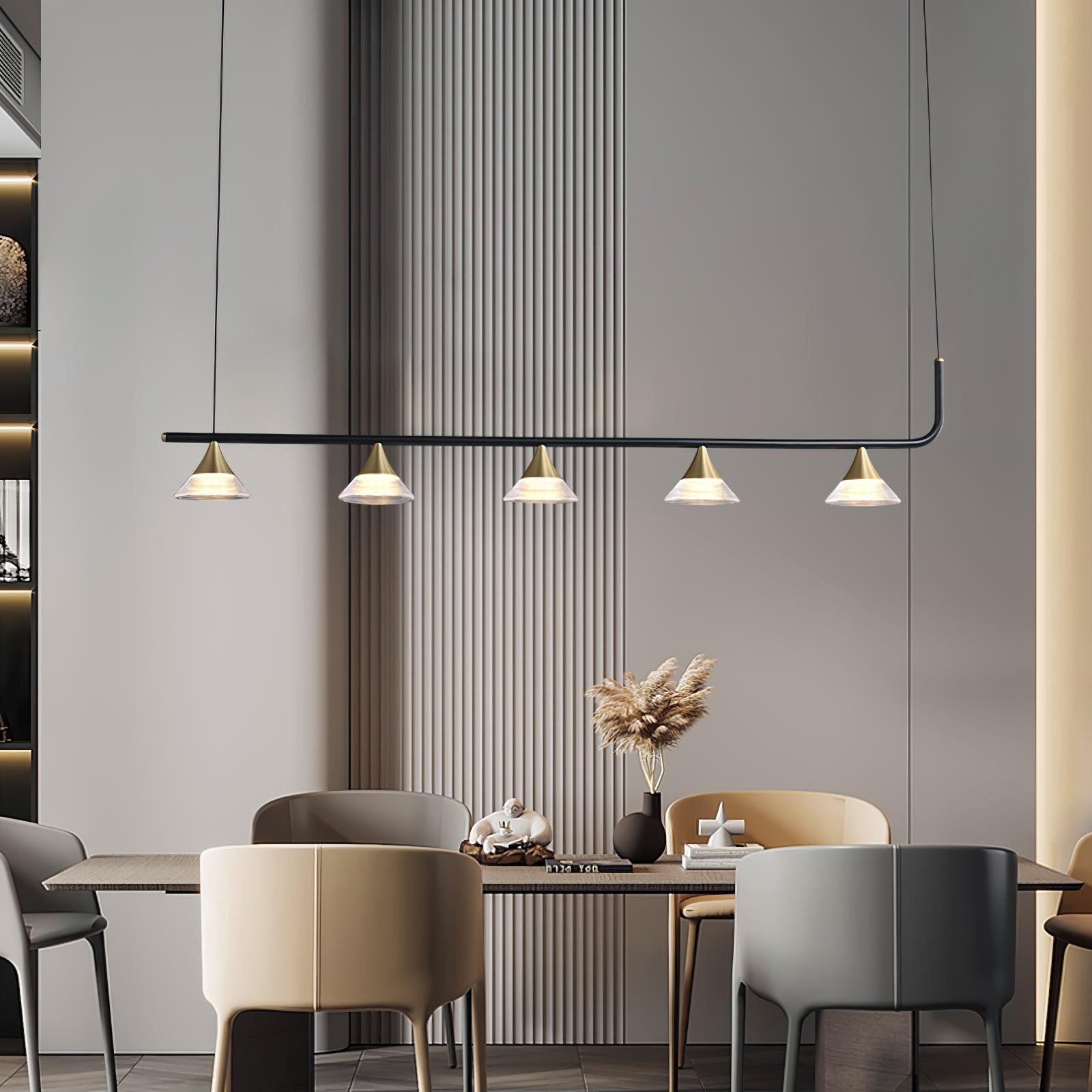 Tristan Restaurant Chandelier - Blowlighting