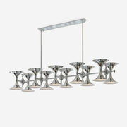 Tromelle Art Deco Metal Chandelier