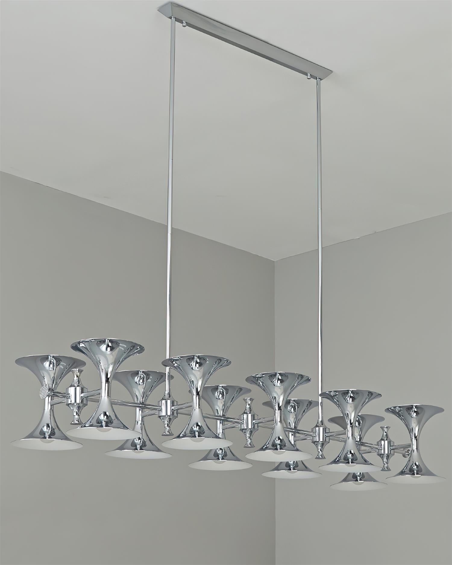 Tromelle Art Deco Metal Chandelier