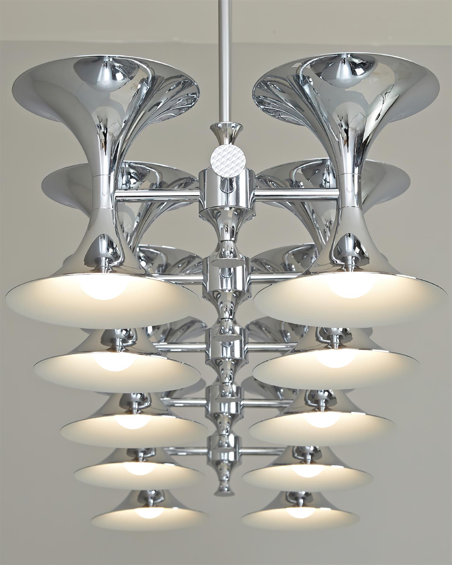 Tromelle Art Deco Metal Chandelier