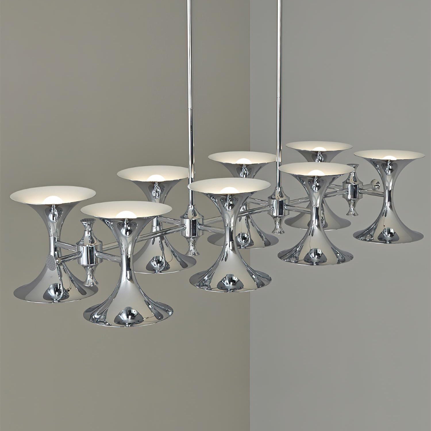 Tromelle Art Deco Metal Chandelier
