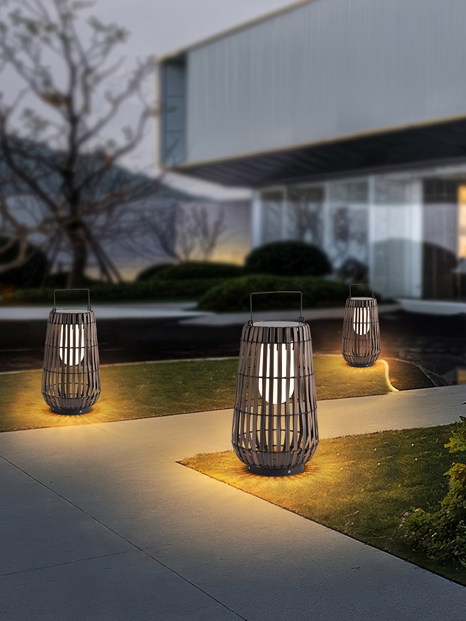 Tropic Braid Lantern Outdoor Lamp - Blowlighting