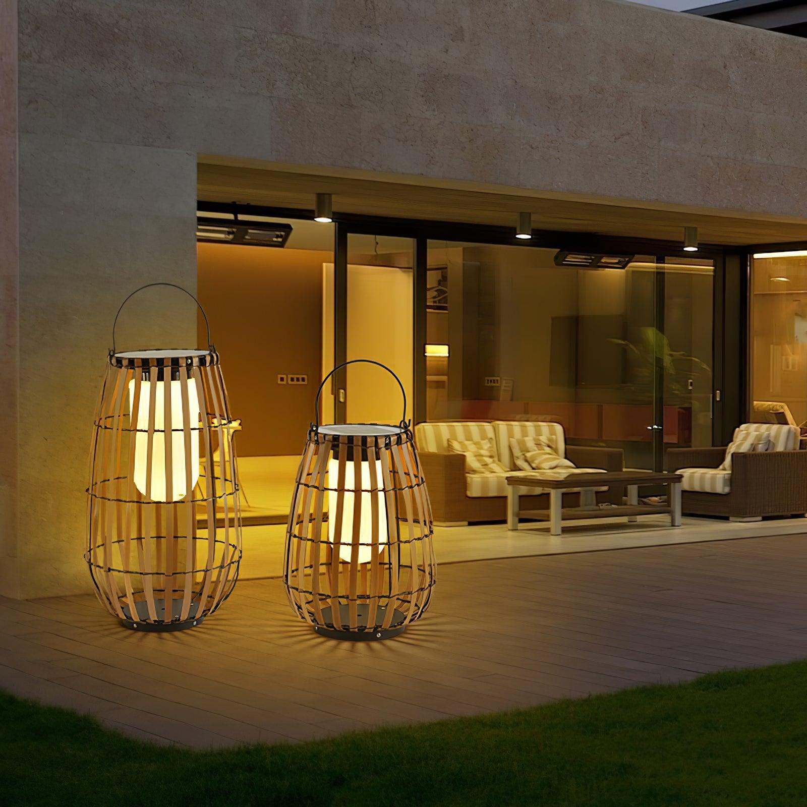 Tropic Braid Lantern Outdoor Lamp - Blowlighting