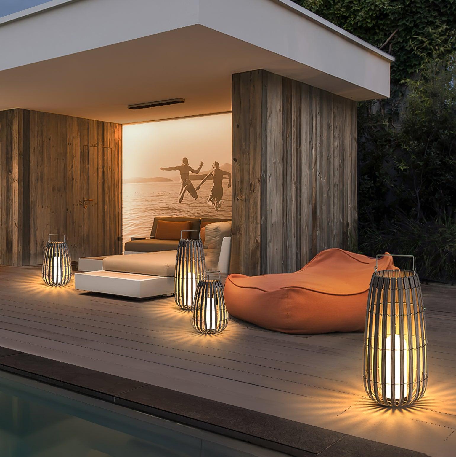 Tropic Braid Lantern Outdoor Lamp - Blowlighting
