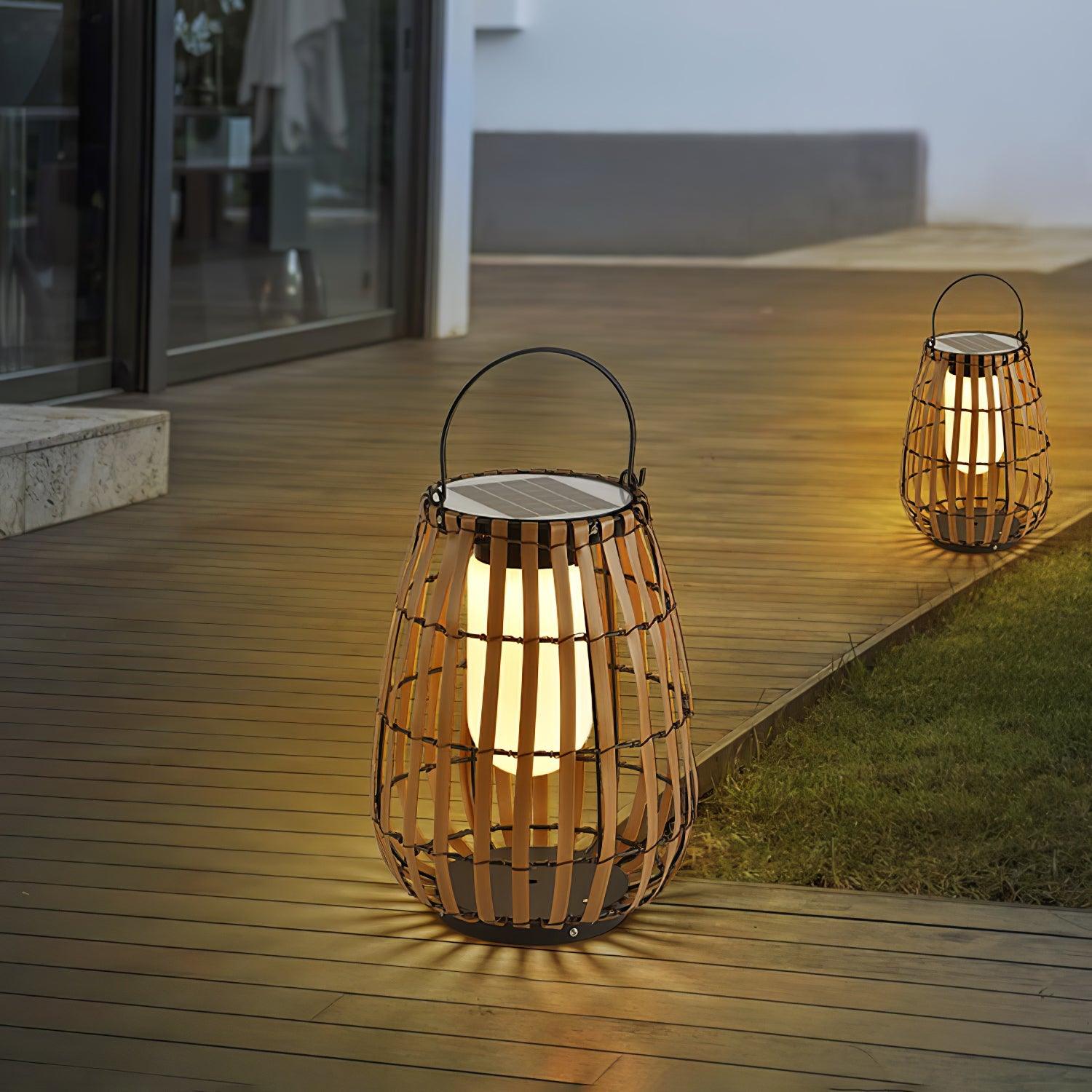 Tropic Braid Lantern Outdoor Lamp - Blowlighting