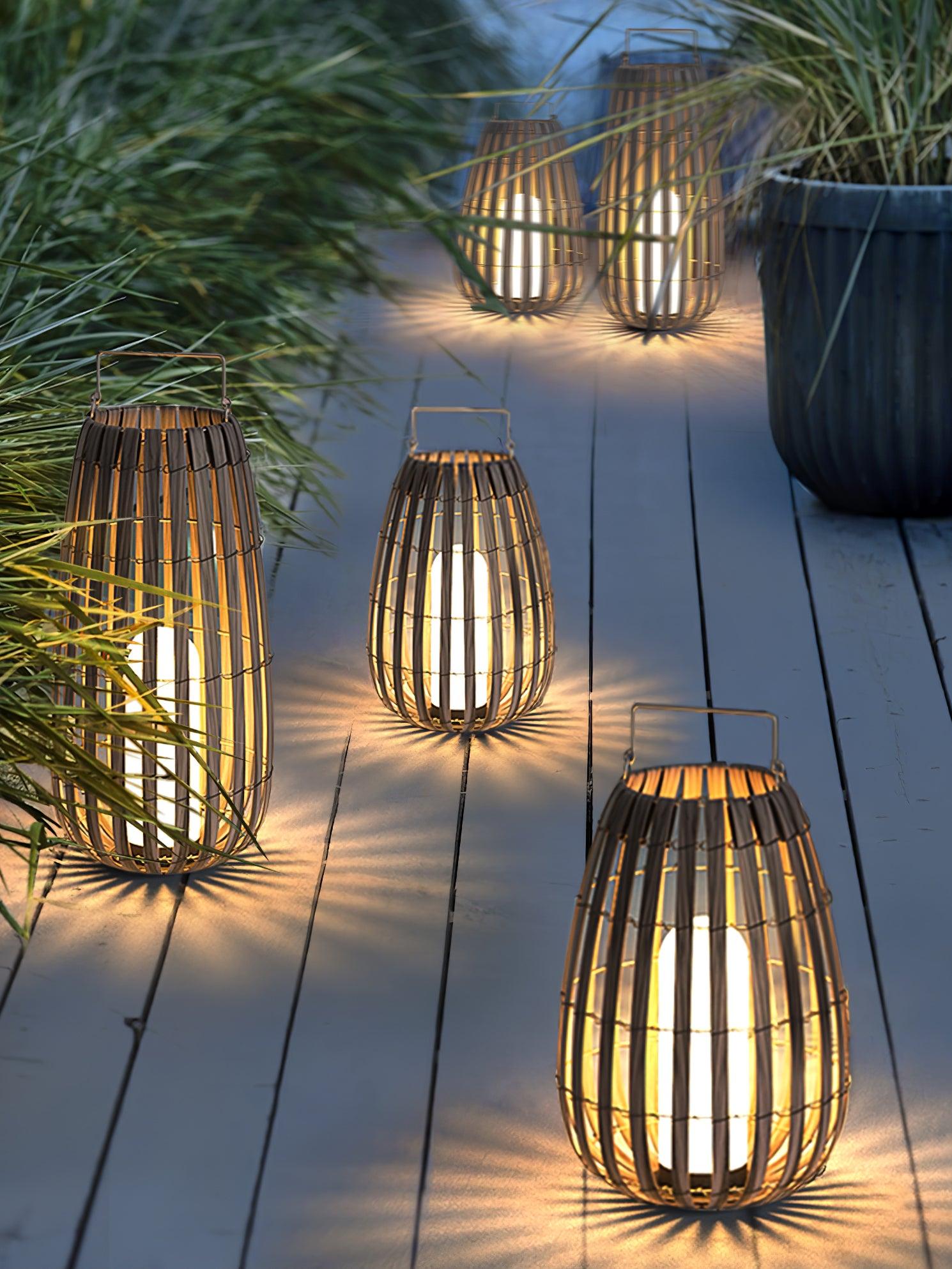 Tropic Braid Lantern Outdoor Lamp - Blowlighting