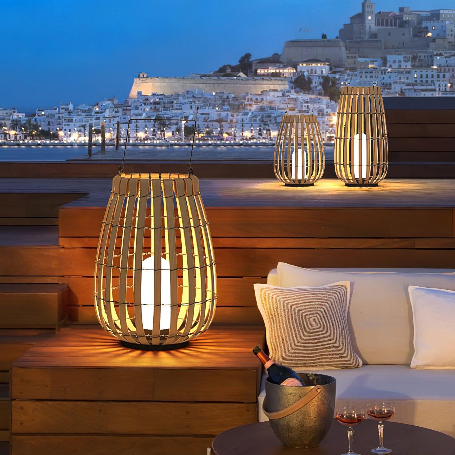 Tropic Braid Lantern Outdoor Lamp - Blowlighting