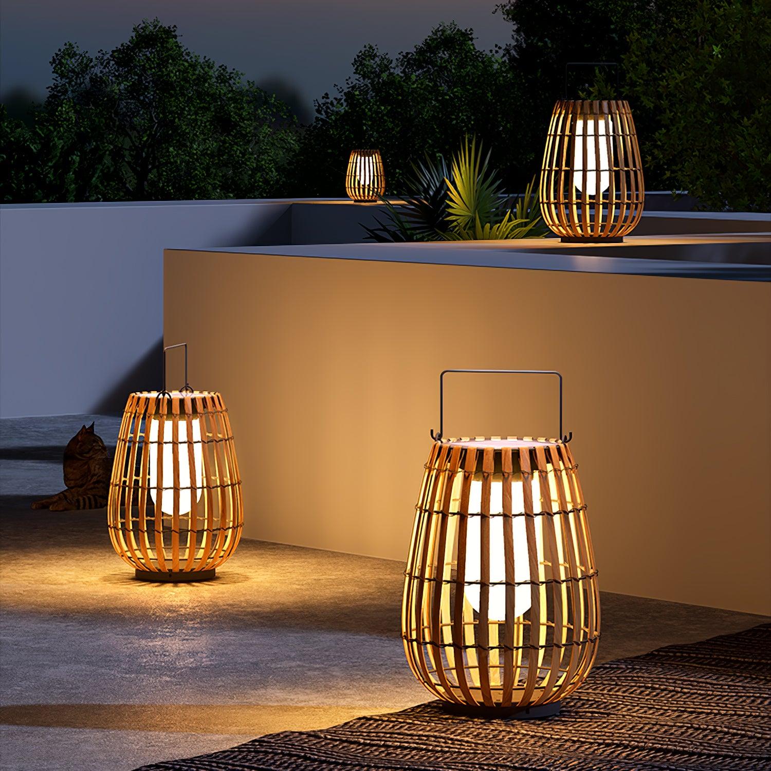 Tropic Braid Lantern Outdoor Lamp - Blowlighting