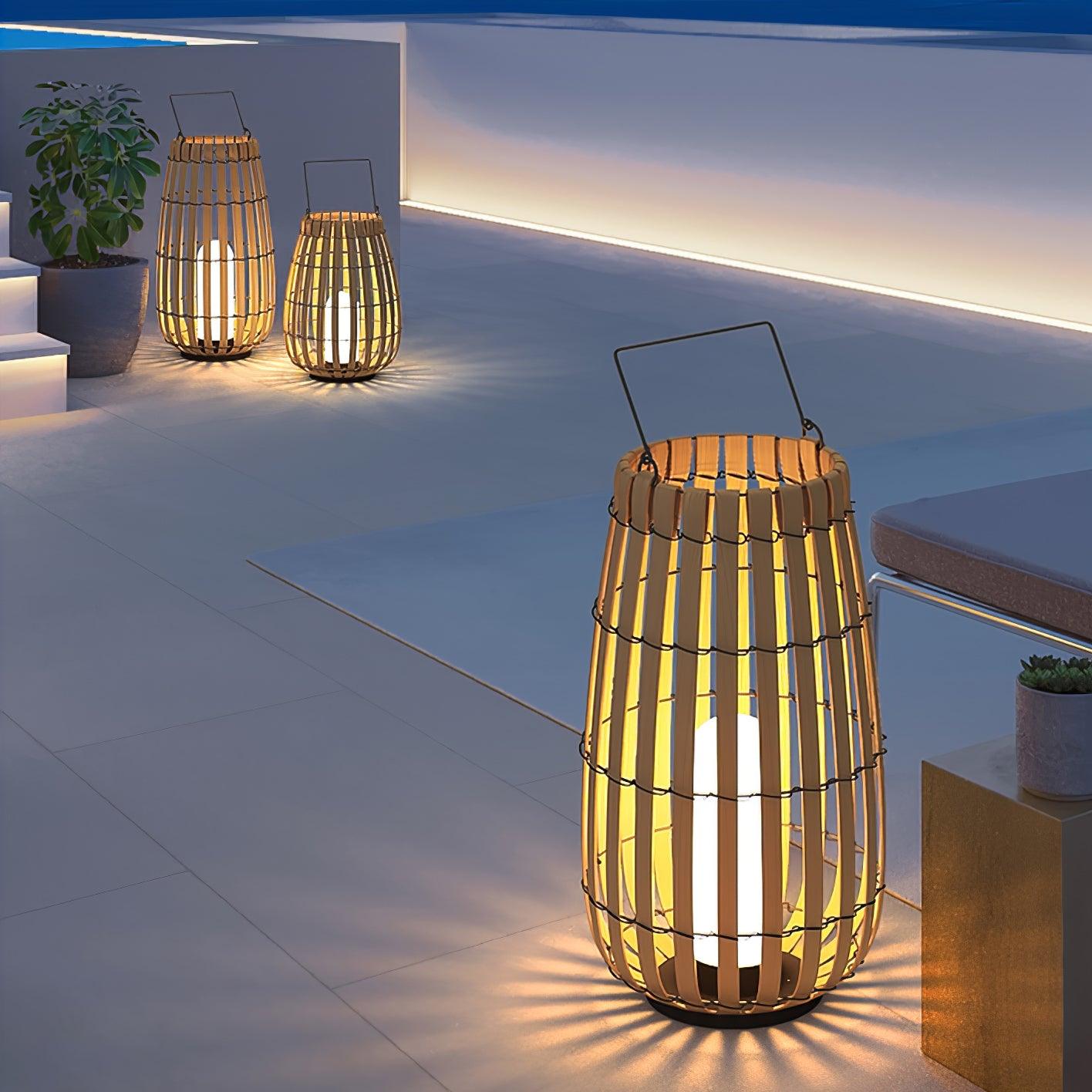 Tropic Braid Lantern Outdoor Lamp - Blowlighting