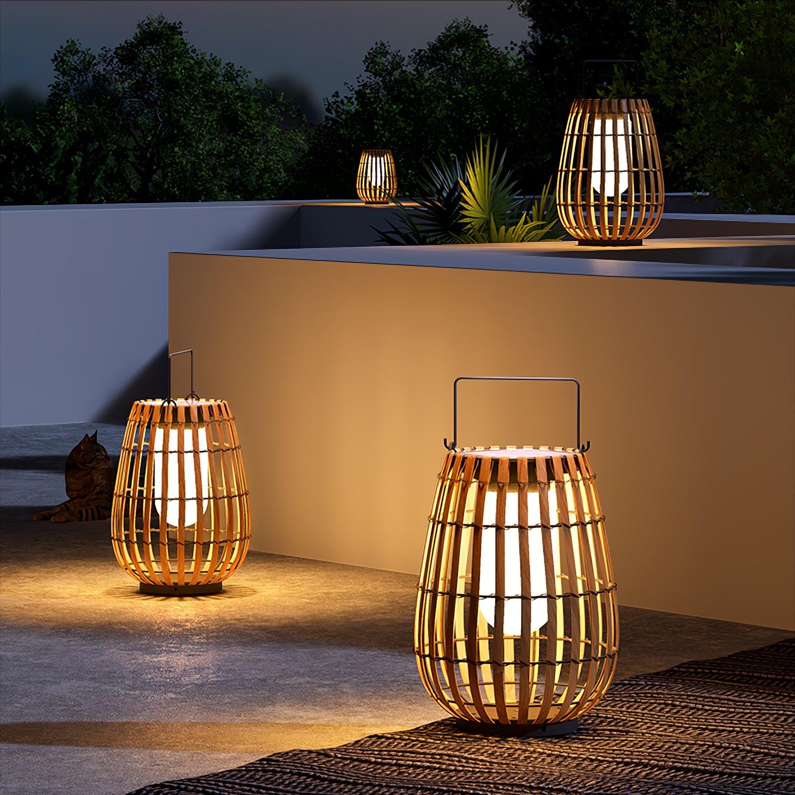 Tropic Braid Lantern Outdoor Lamp - Blowlighting