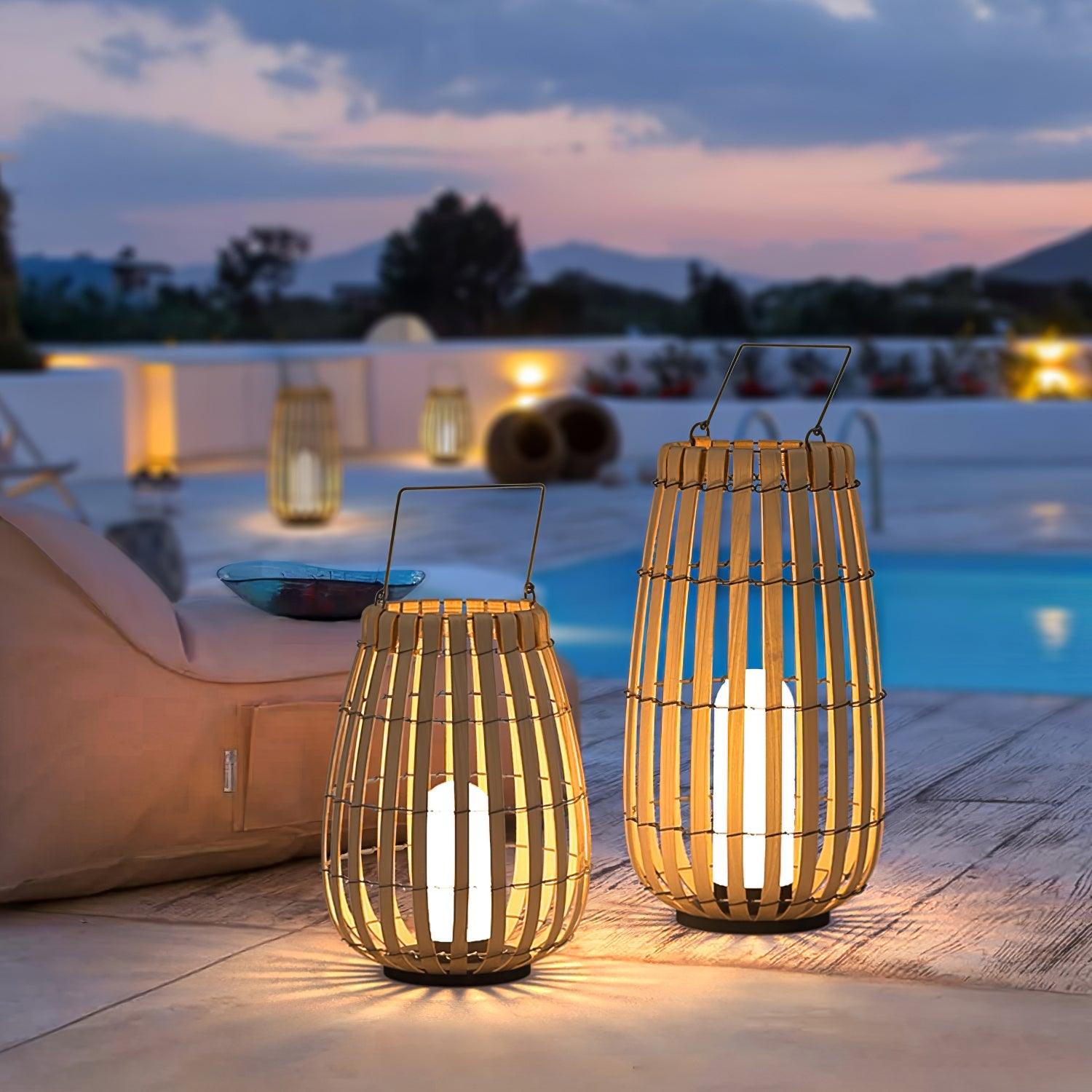 Tropic Braid Lantern Outdoor Lamp - Blowlighting
