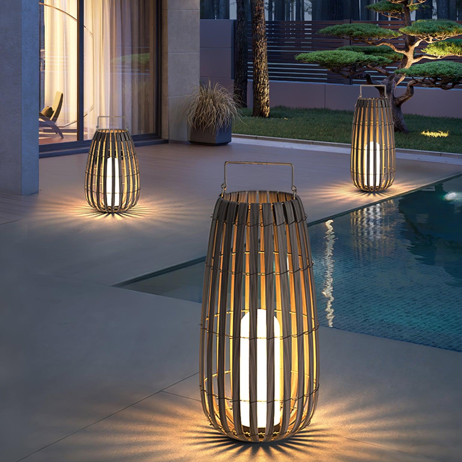 Tropic Braid Lantern Outdoor Lamp - Blowlighting