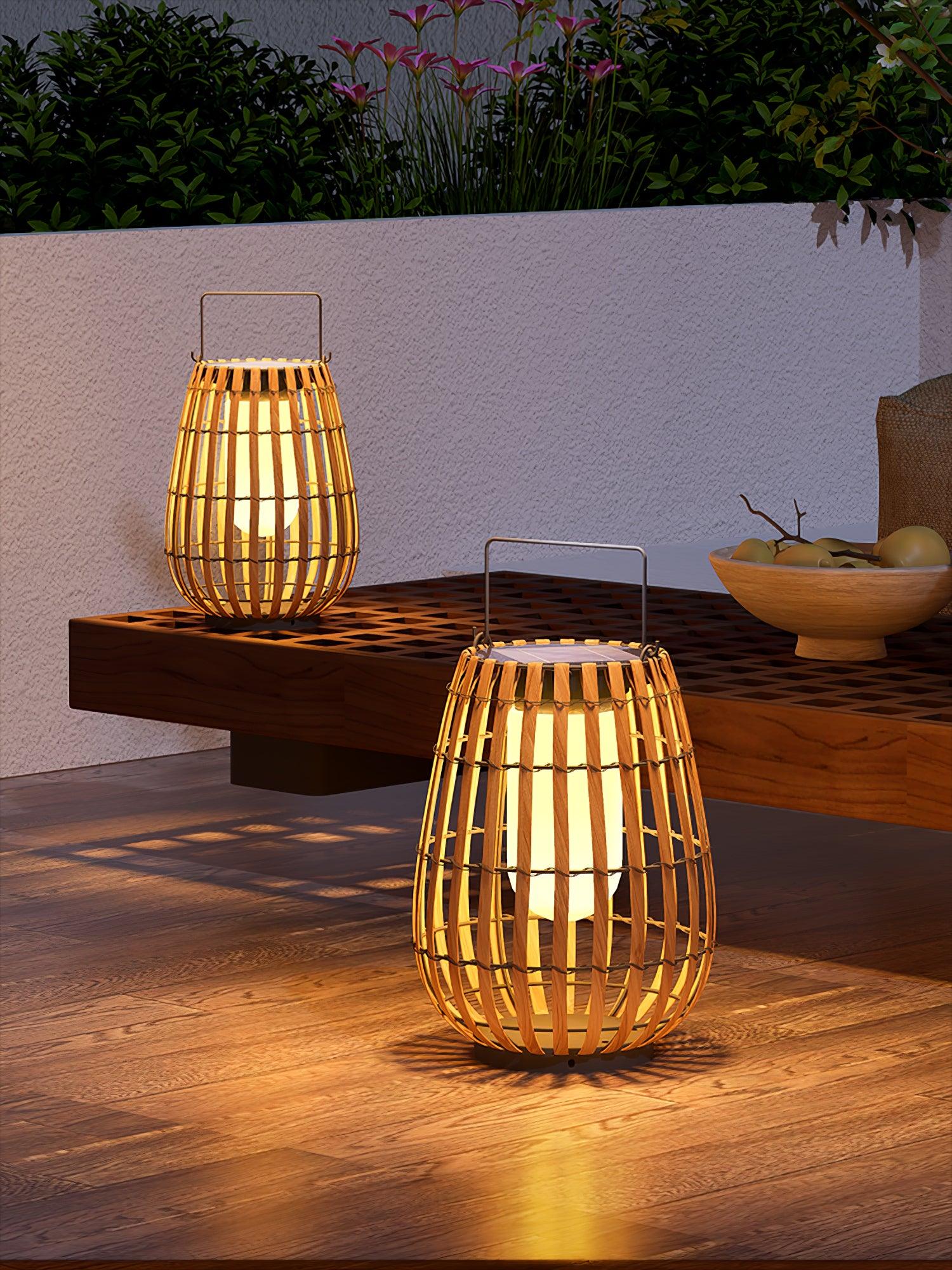 Tropic Braid Lantern Outdoor Lamp - Blowlighting