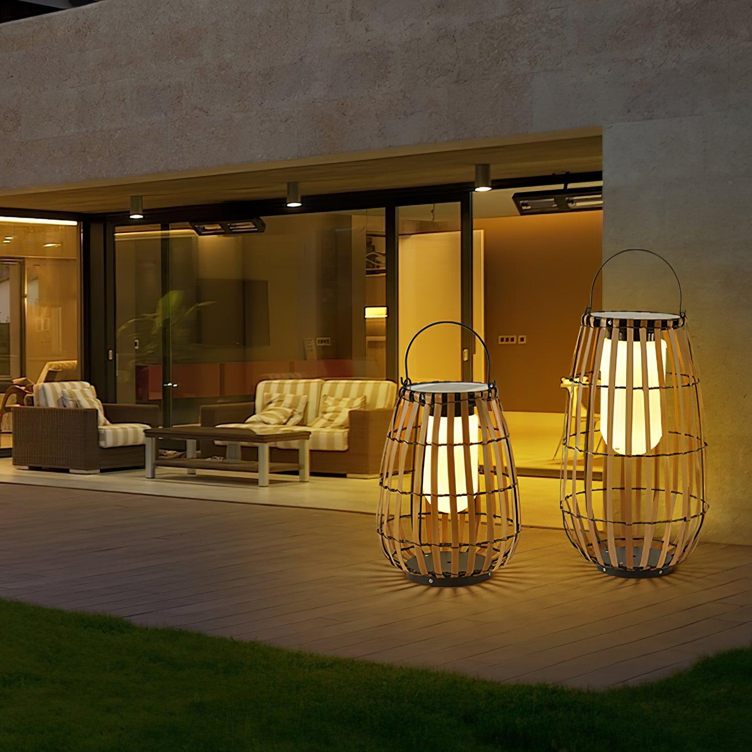 Tropic Braid Lantern Outdoor Lamp - Blowlighting