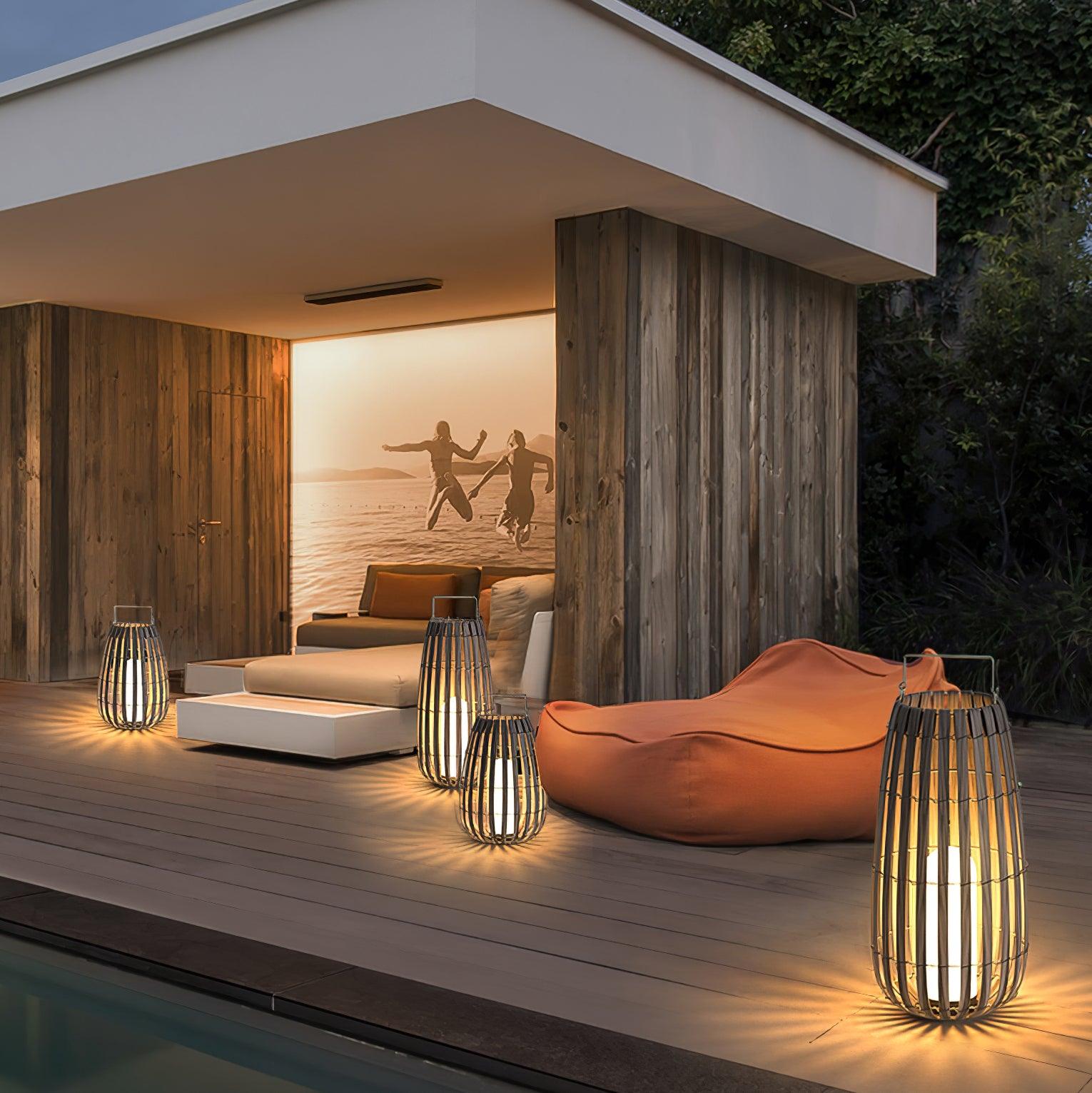 Tropic Braid Lantern Outdoor Lamp - Blowlighting