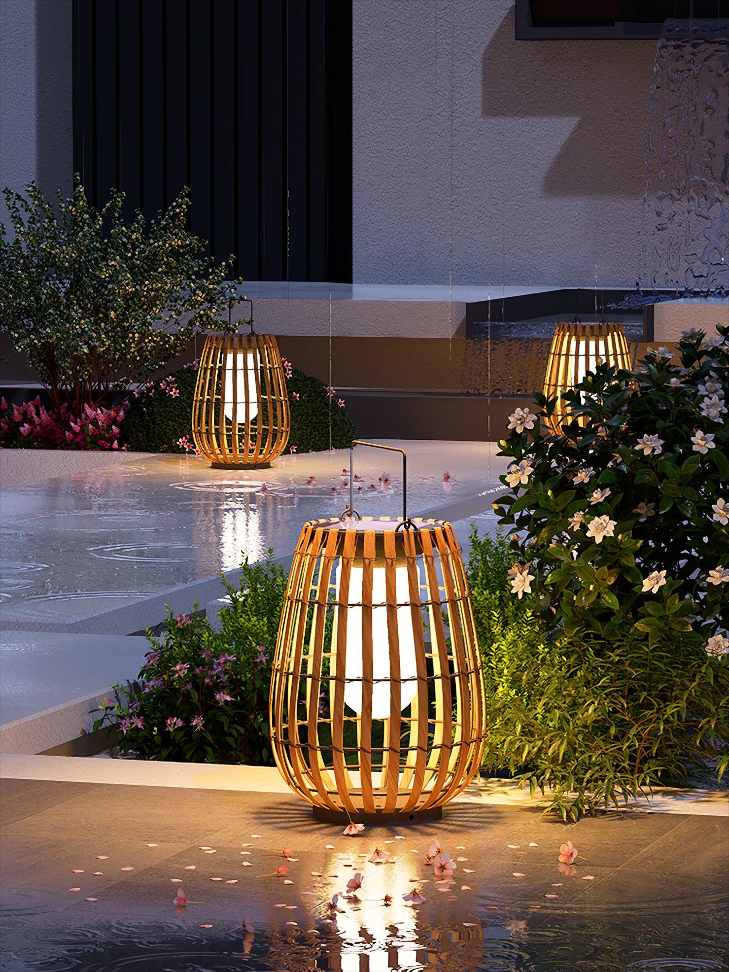 Tropic Braid Lantern Outdoor Lamp - Blowlighting