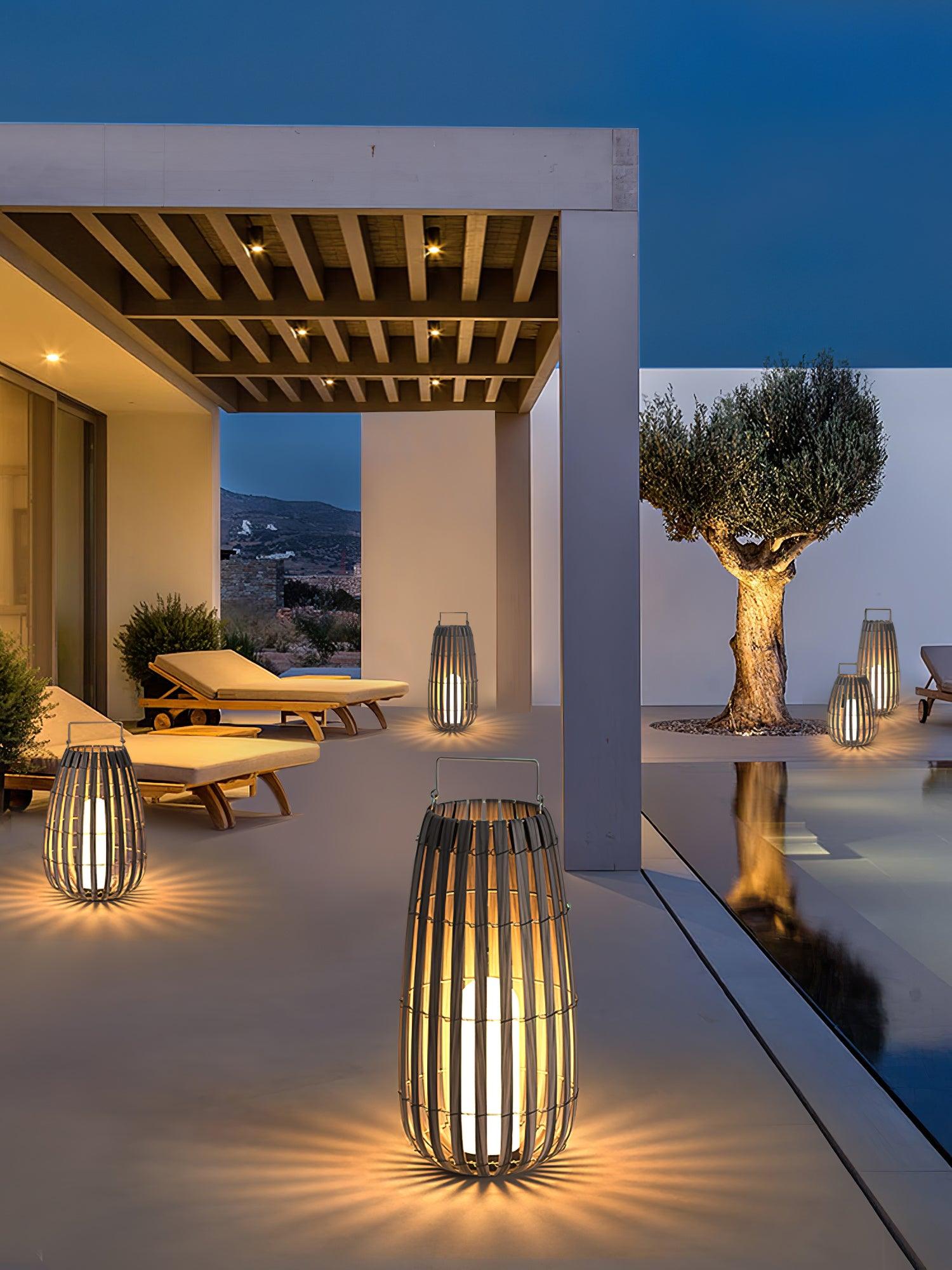 Tropic Braid Lantern Outdoor Lamp - Blowlighting