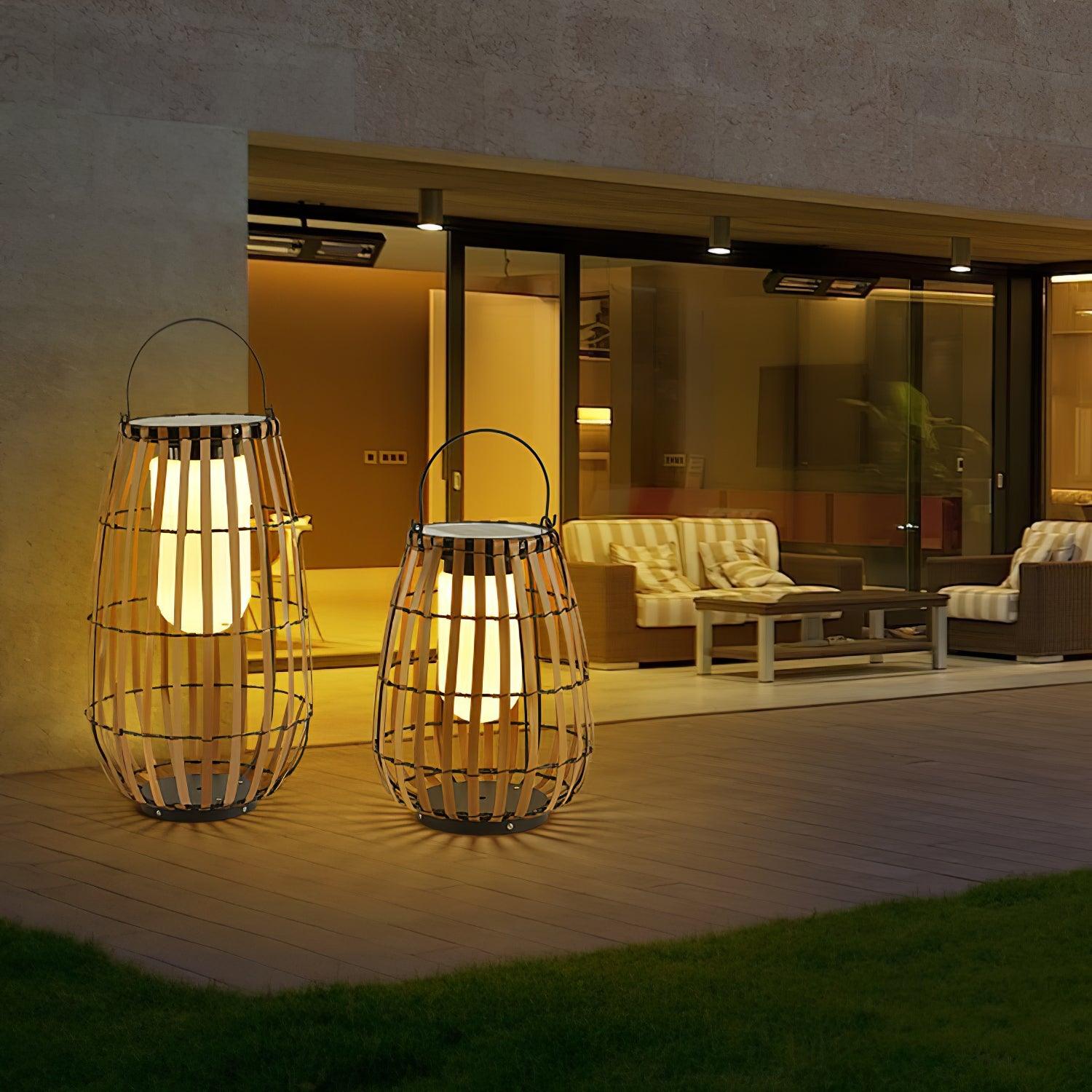 Tropic Braid Lantern Outdoor Lamp - Blowlighting