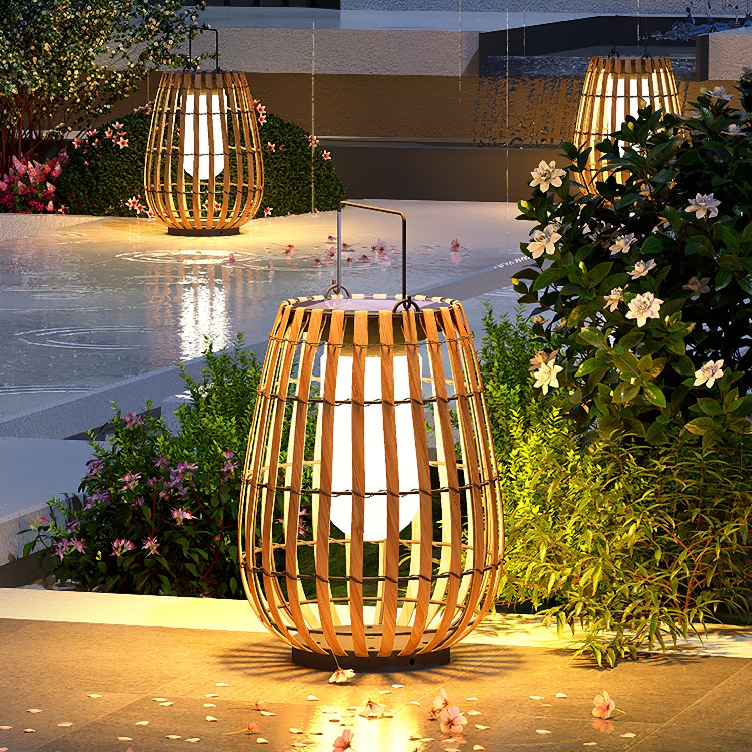 Tropic Braid Lantern Outdoor Lamp - Blowlighting