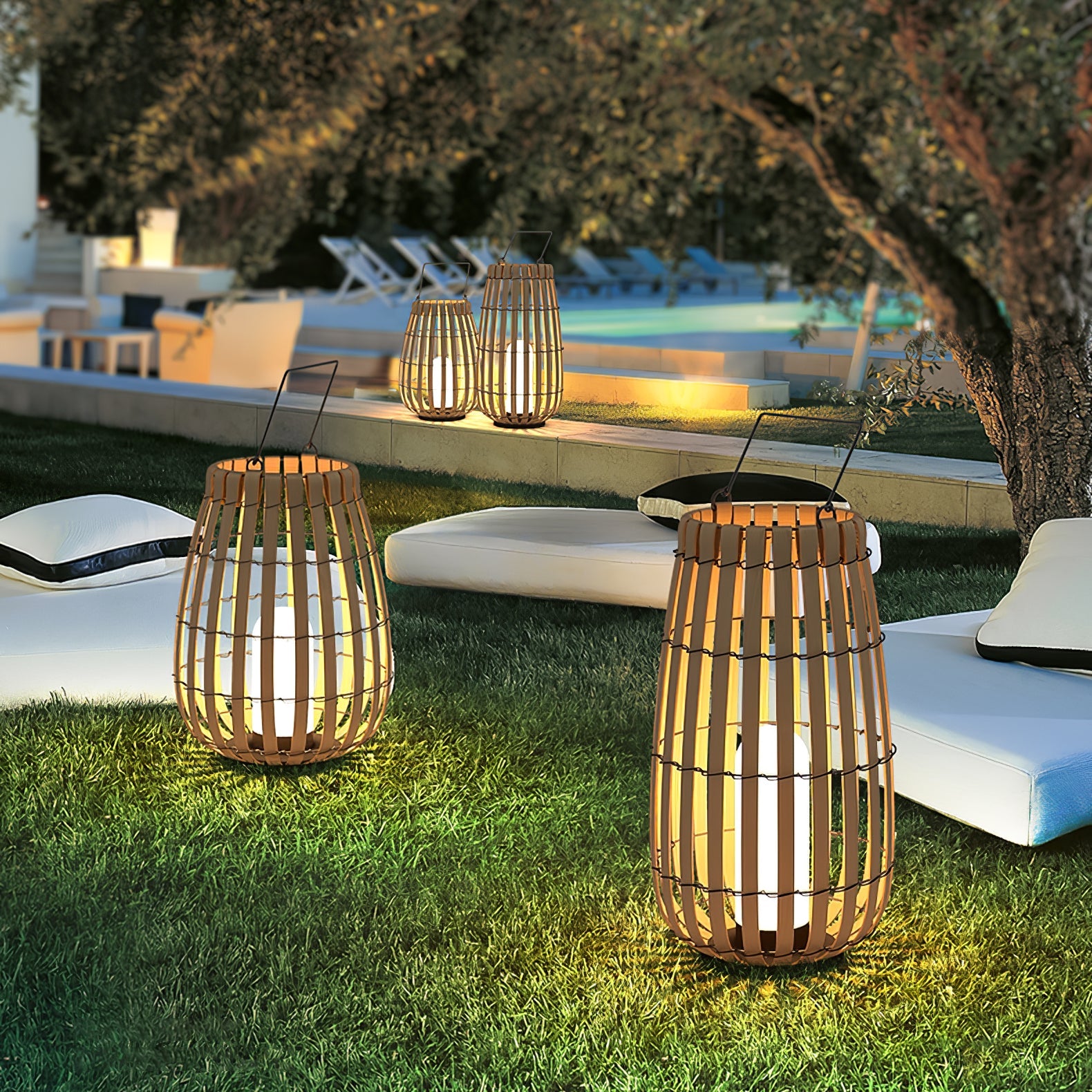Tropic Braid Lantern Outdoor Lamp - Blowlighting