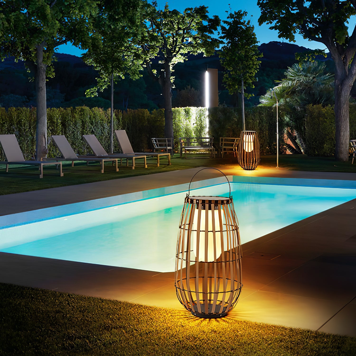 Tropic Braid Lantern Outdoor Lamp - Blowlighting