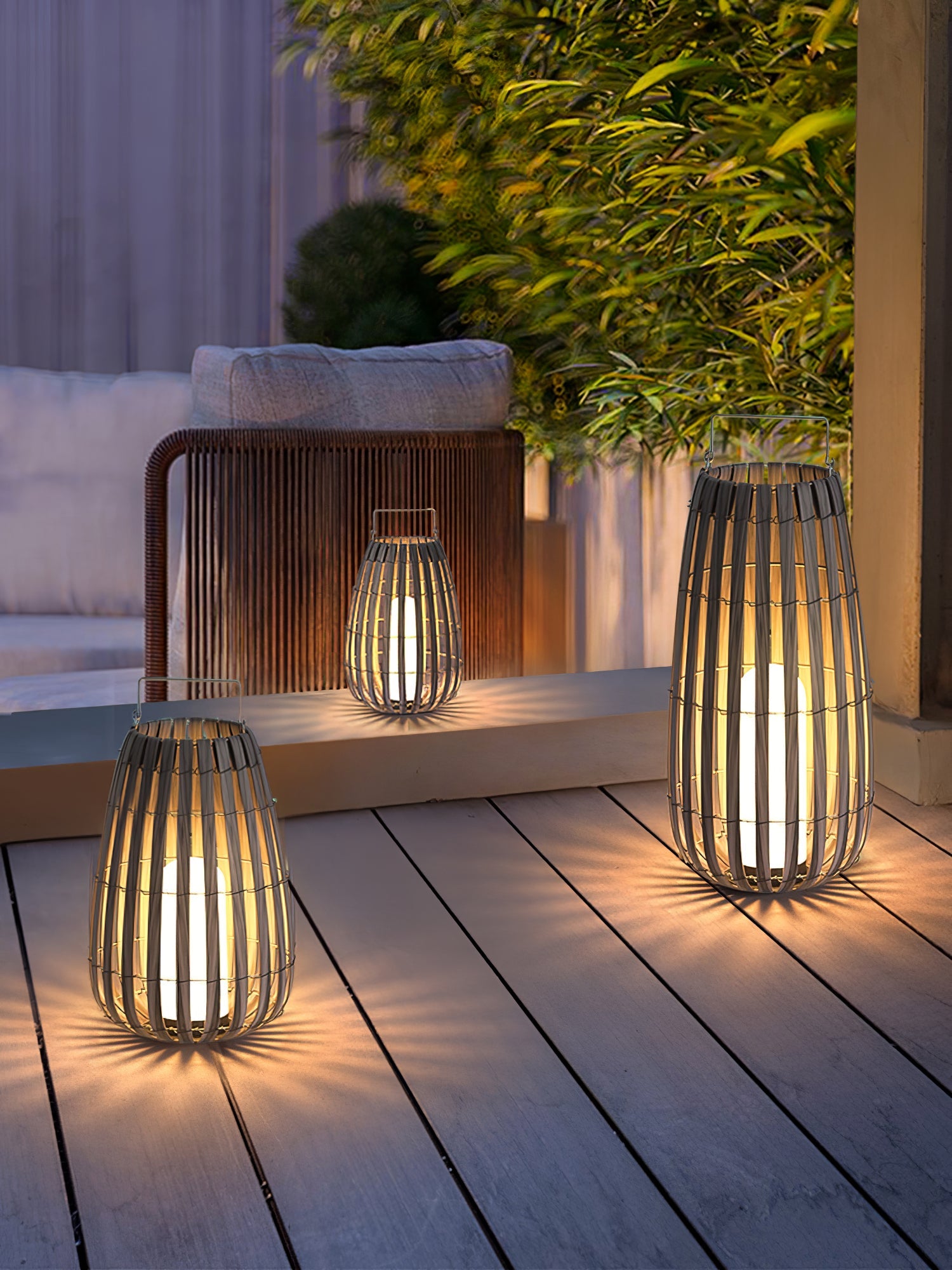 Tropic Braid Lantern Outdoor Lamp - Blowlighting