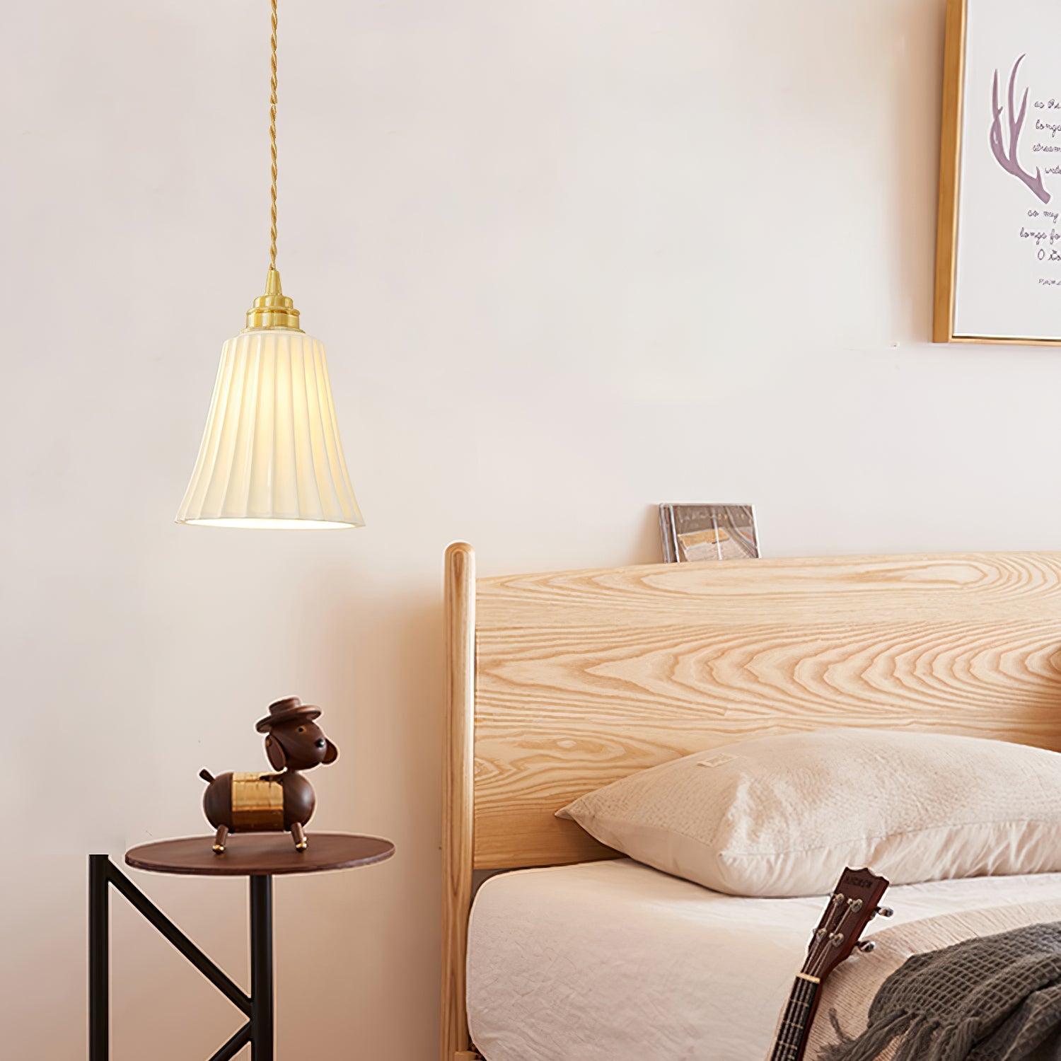 Trumpet Ceramic Pendant Light - Blowlighting