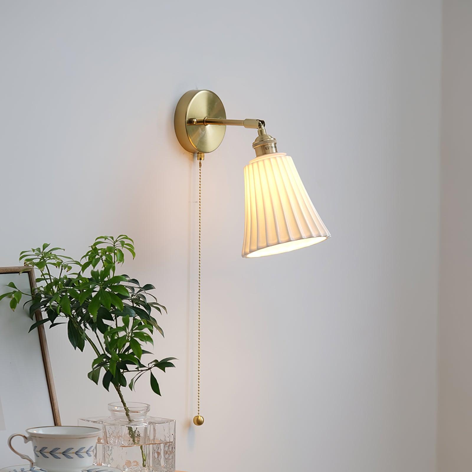 Trumpet Ceramic Wall Light - Blowlighting