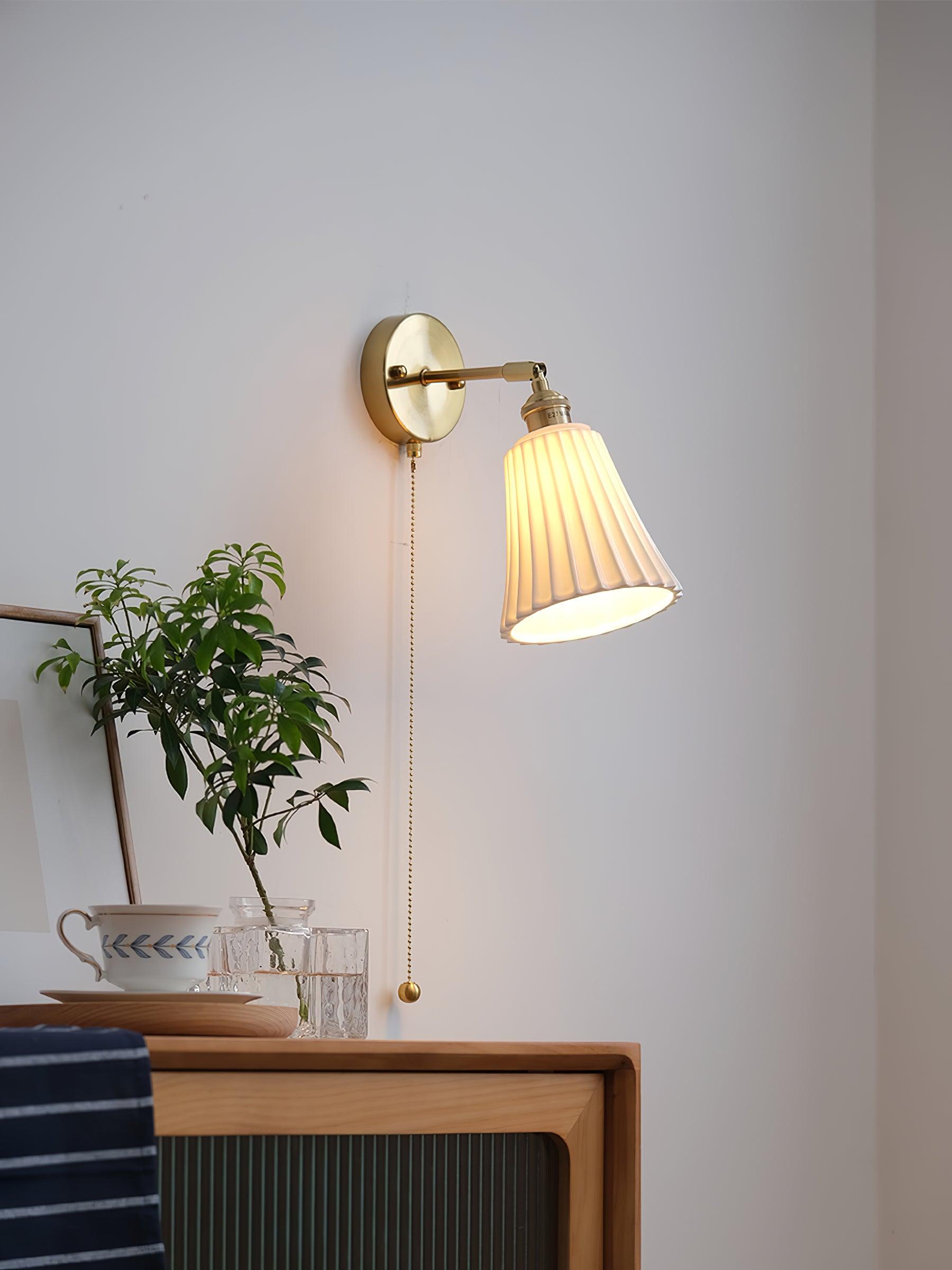 Trumpet Ceramic Wall Light - Blowlighting