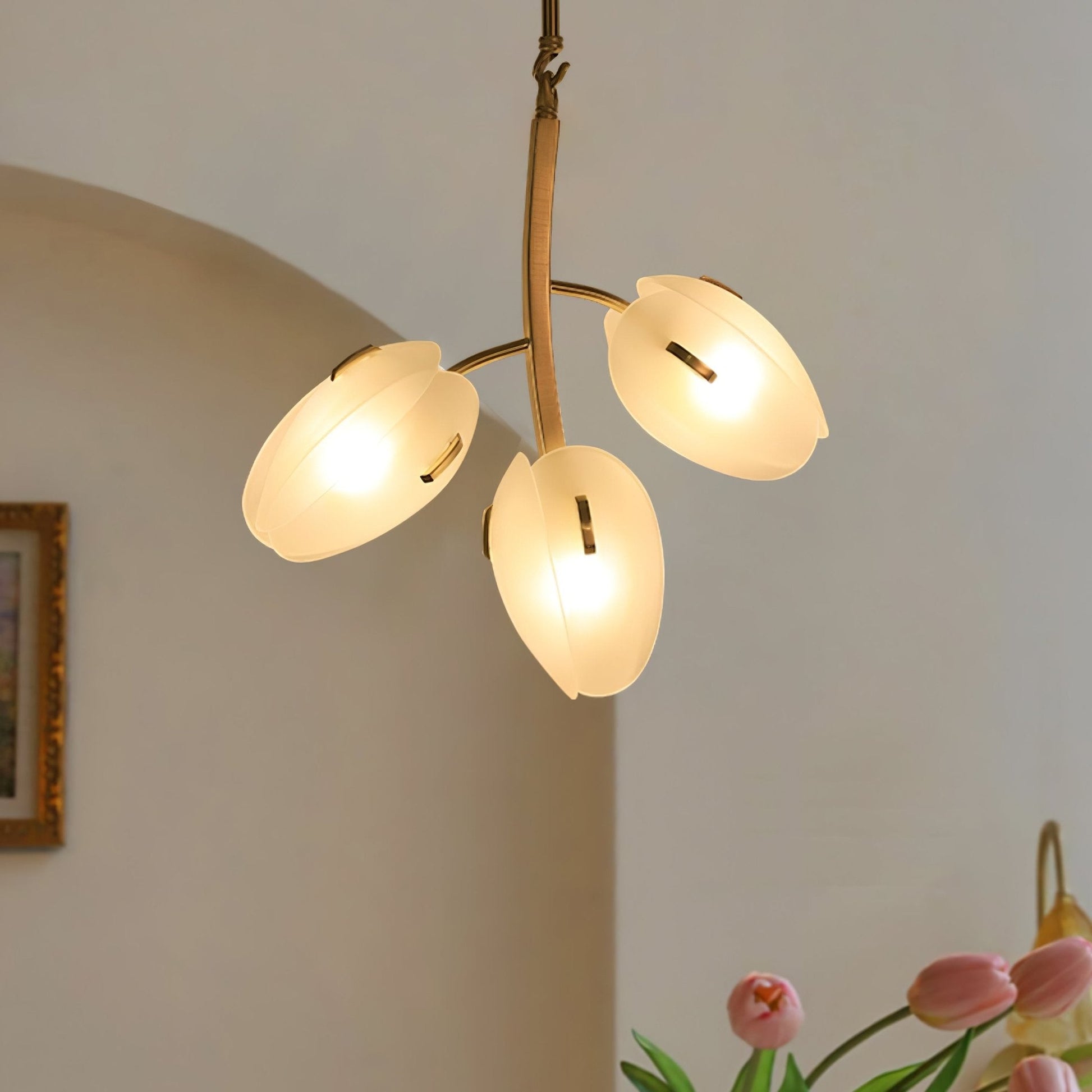 Blossom Contemporary Glass Chandelier - Blowlighting