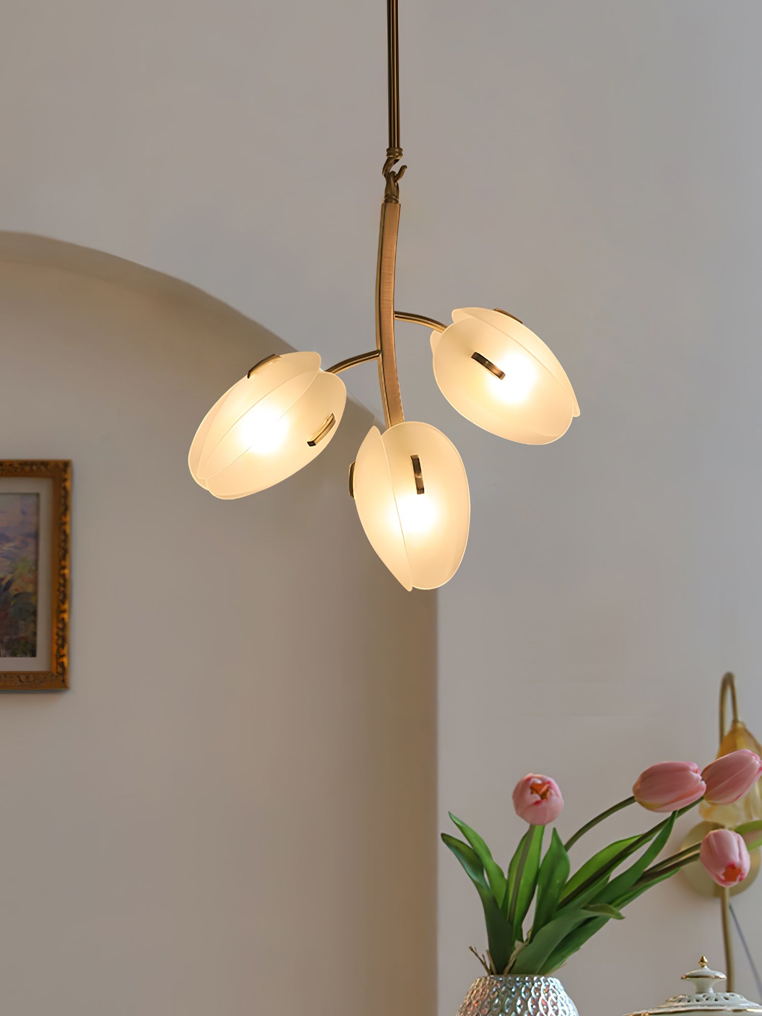 Blossom Contemporary Glass Chandelier - Blowlighting