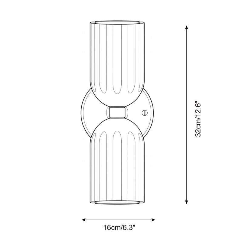 Tulum Art Deco Alabaster Wall Light