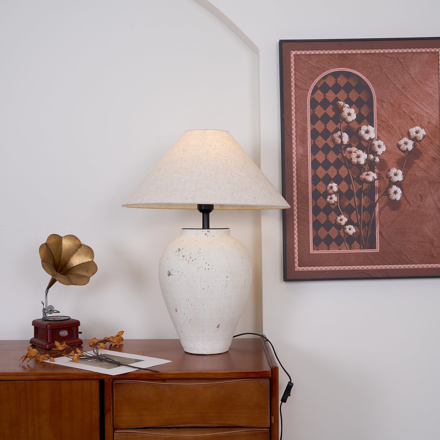 Tuscan Stone Table Lamp - Blowlighting