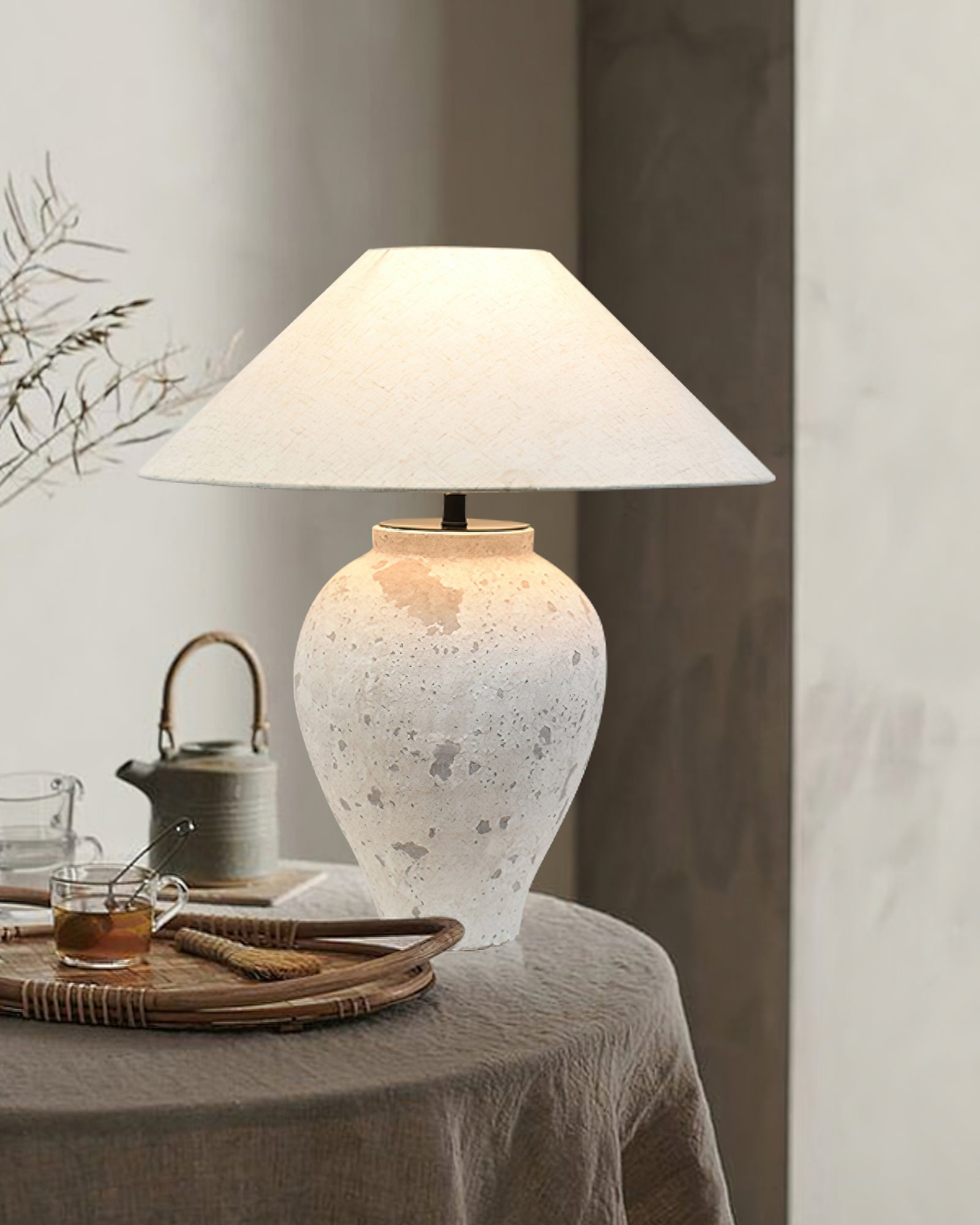 Tuscan Stone Table Lamp - Blowlighting